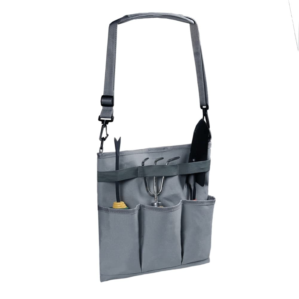 Waterproof Canvas Garden Tool Storage Bag - Heavy Duty Shoulder Organizer for Outdoor Gardening, Lawn & Yard Work | Perfect for Carrying Shovels, Pruners & Garden Supplies