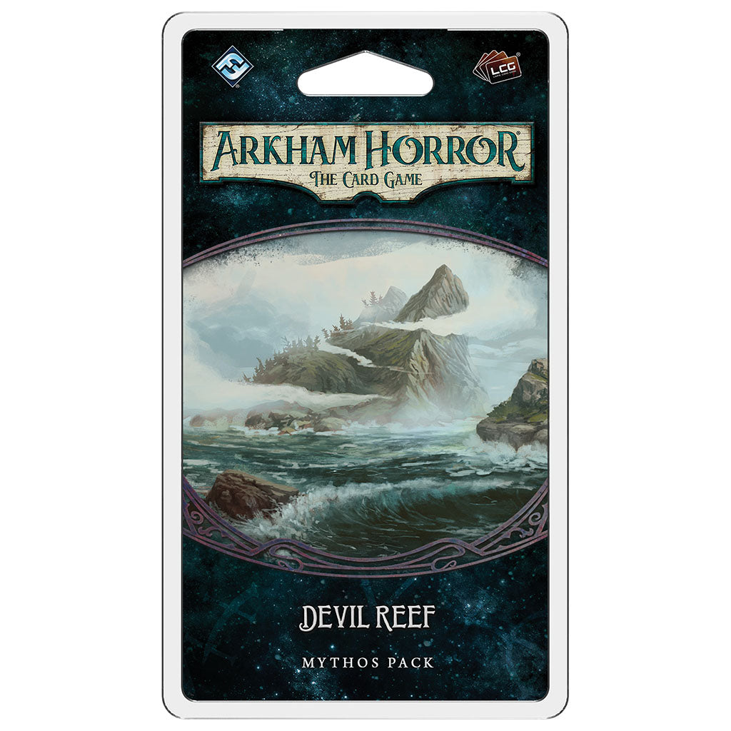 Arkham Horror LCG: The Devourer Below Expansion - Horror Card Game for Adults | Cooperative Board Game Night | Lovecraftian Adventure for 2-4 Players