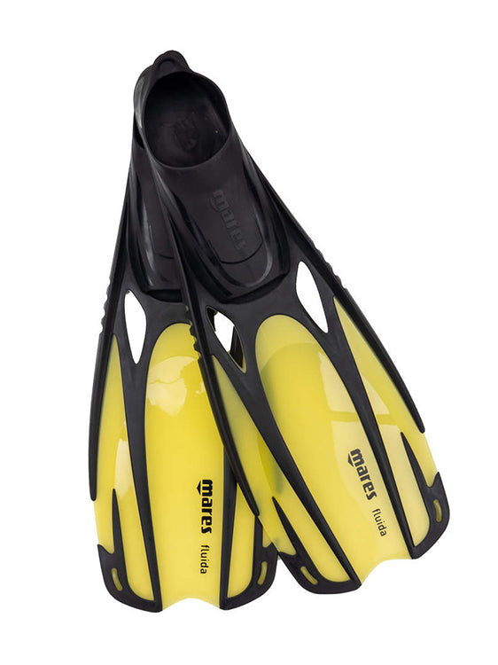 Mares Fluida Snorkeling Fins - Lightweight & Comfortable Diving Fins for Men & Women - Perfect for Snorkeling, Scuba Diving & Beach Vacations