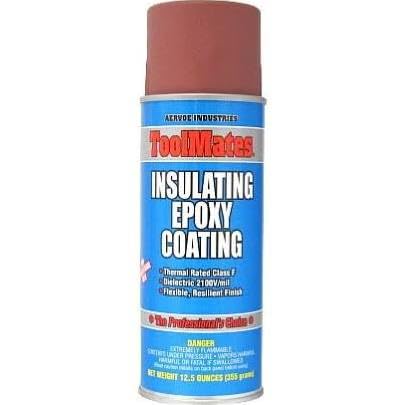 High-Performance Red Epoxy Insulating Coating Spray - 12.5 Oz Aerosol Can for Electrical Components & DIY Projects - Ideal for Wire Insulation, Circuit Boards & Home Repairs