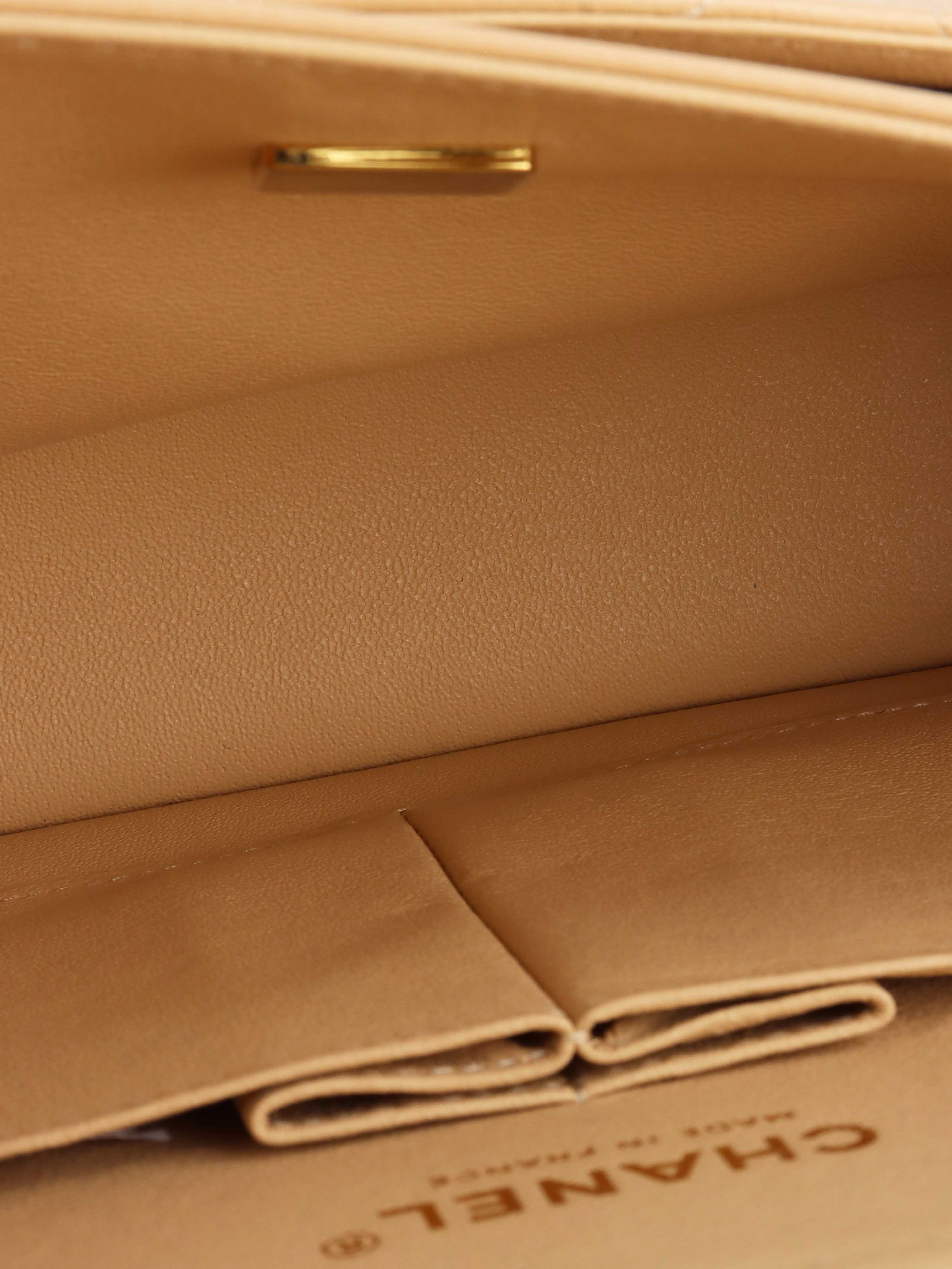 Chanel Beige Medium Classic Flap Bag - Timeless Luxury Handbag for Women | Perfect for Work, Evening Events & Special Occasions