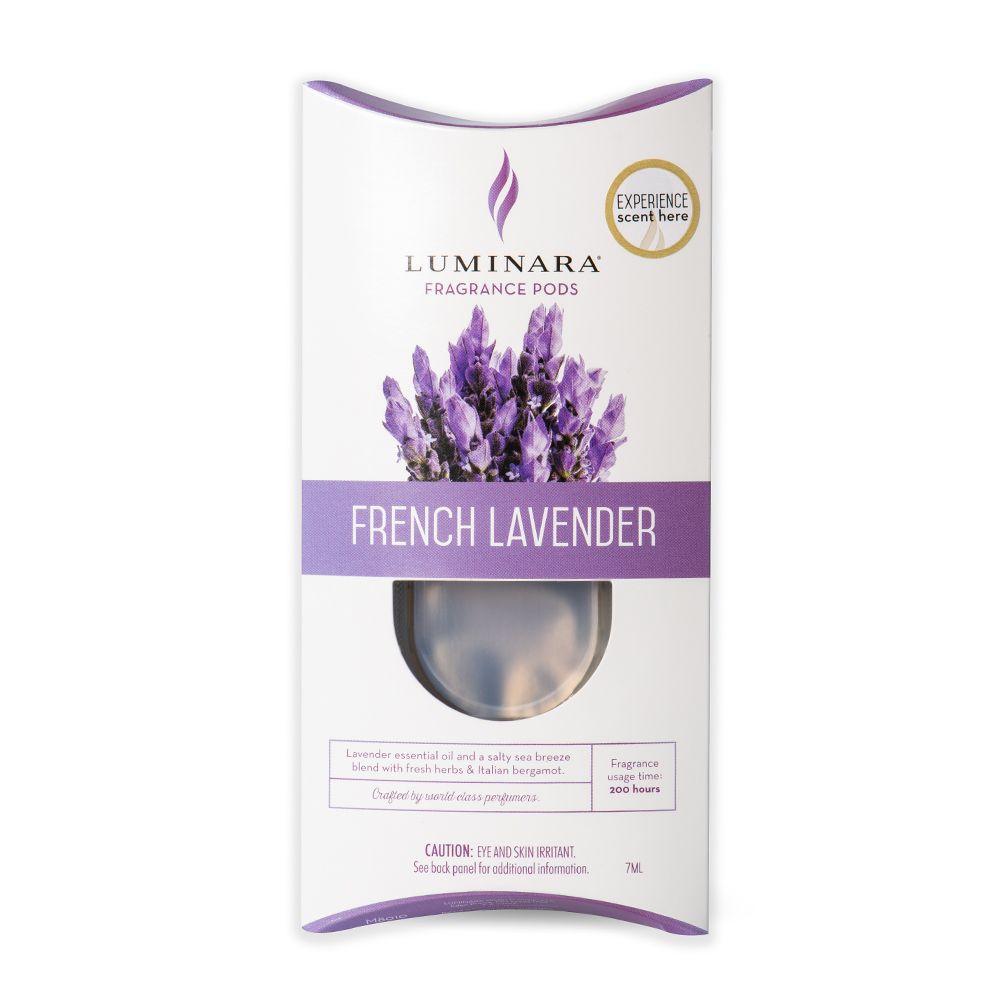 Luminara Fragrance Pod - French Lavender Scented Wax Melts for Home, Office & Spa | Aromatherapy Relaxation & Stress Relief