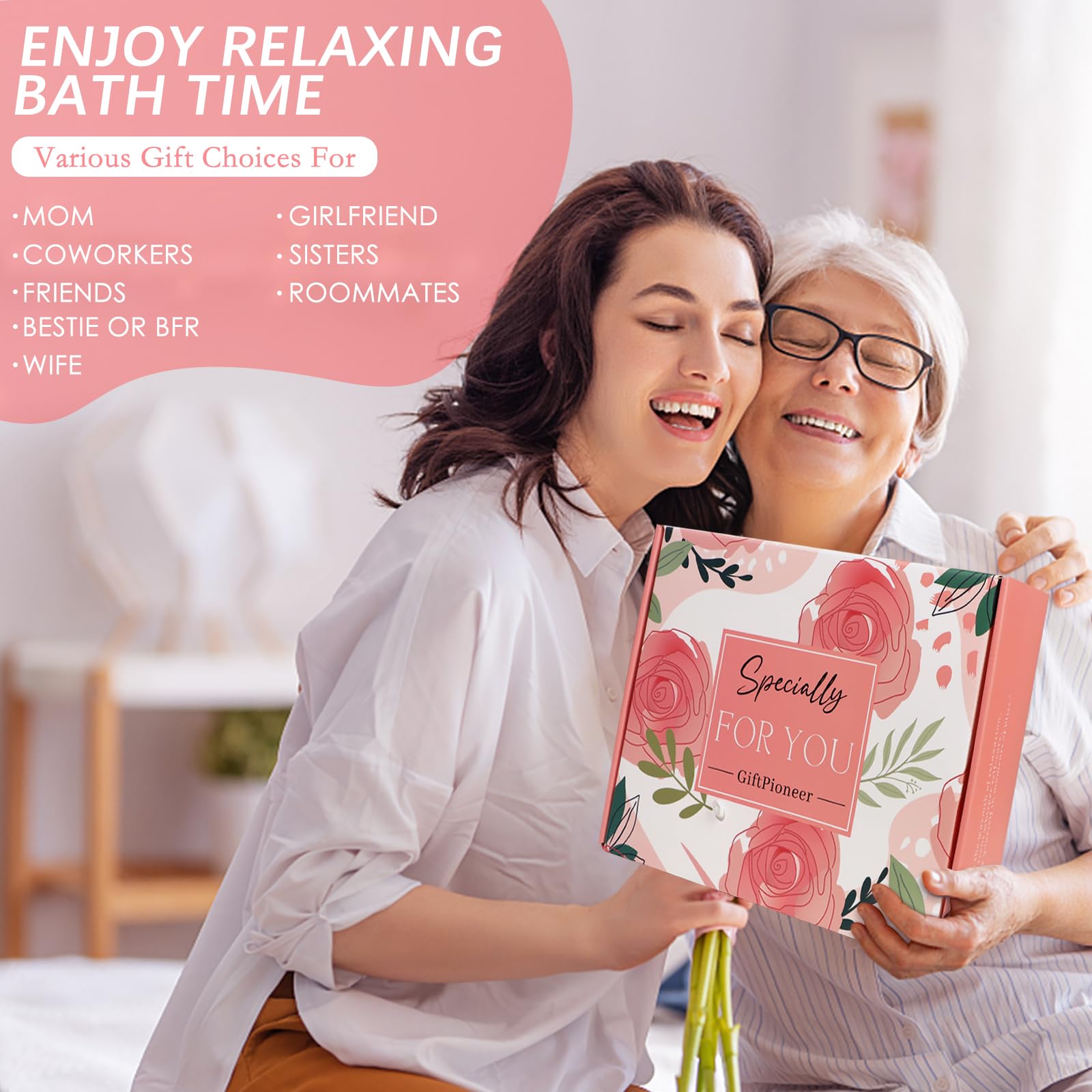 Relaxing Spa Gift Basket for Women - Self Care Gift Set with Flannel Blanket, Luxury Birthday Present Box | Unique Get Well Soon Care Package - Perfect for Mother's Day, Anniversary & Stress Relief Gifts