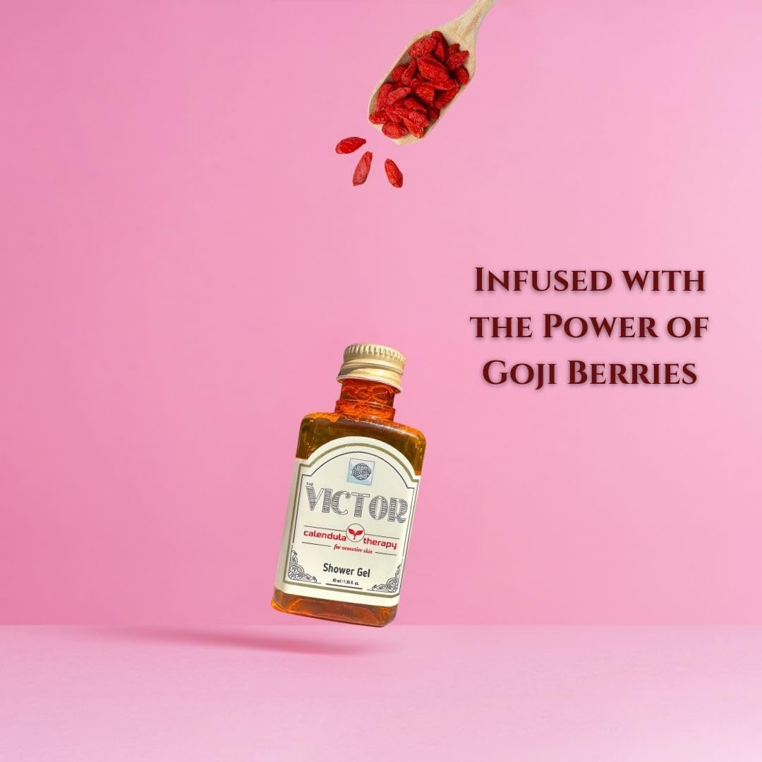 Victor Travel-Size Toiletries Set - Goji Berry Scent | Bulk Shampoo, Body Lotion, Body Wash, Hair Conditioner, Bar Soap (125 Pieces, 25 Boxes) | Vacation Rental Essentials, Hotel Amenities, Travel Kits | Made in Turkey | Perfect for Hotels, Airbnb, Gyms & Travelers