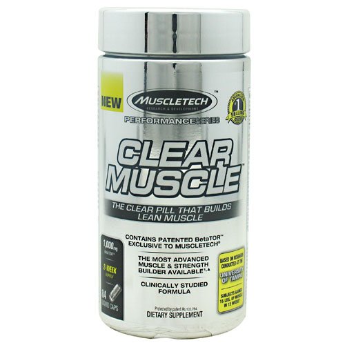Clear Muscle - 84 Liquid Capsules for Muscle Growth & Recovery | Fast-Acting Supplement for Athletes & Bodybuilders | Pre & Post Workout Support