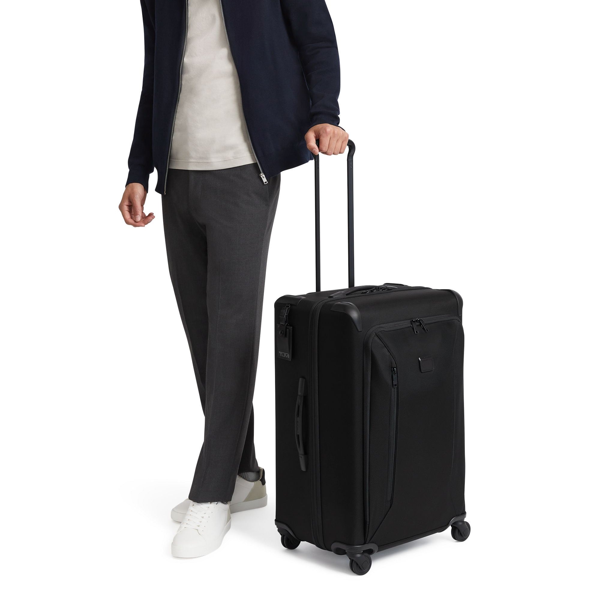 Tumi Aero Tour Expandable 4-Wheeled Carry-On Luggage - Black | Perfect for Business Travel & Weekend Getaways