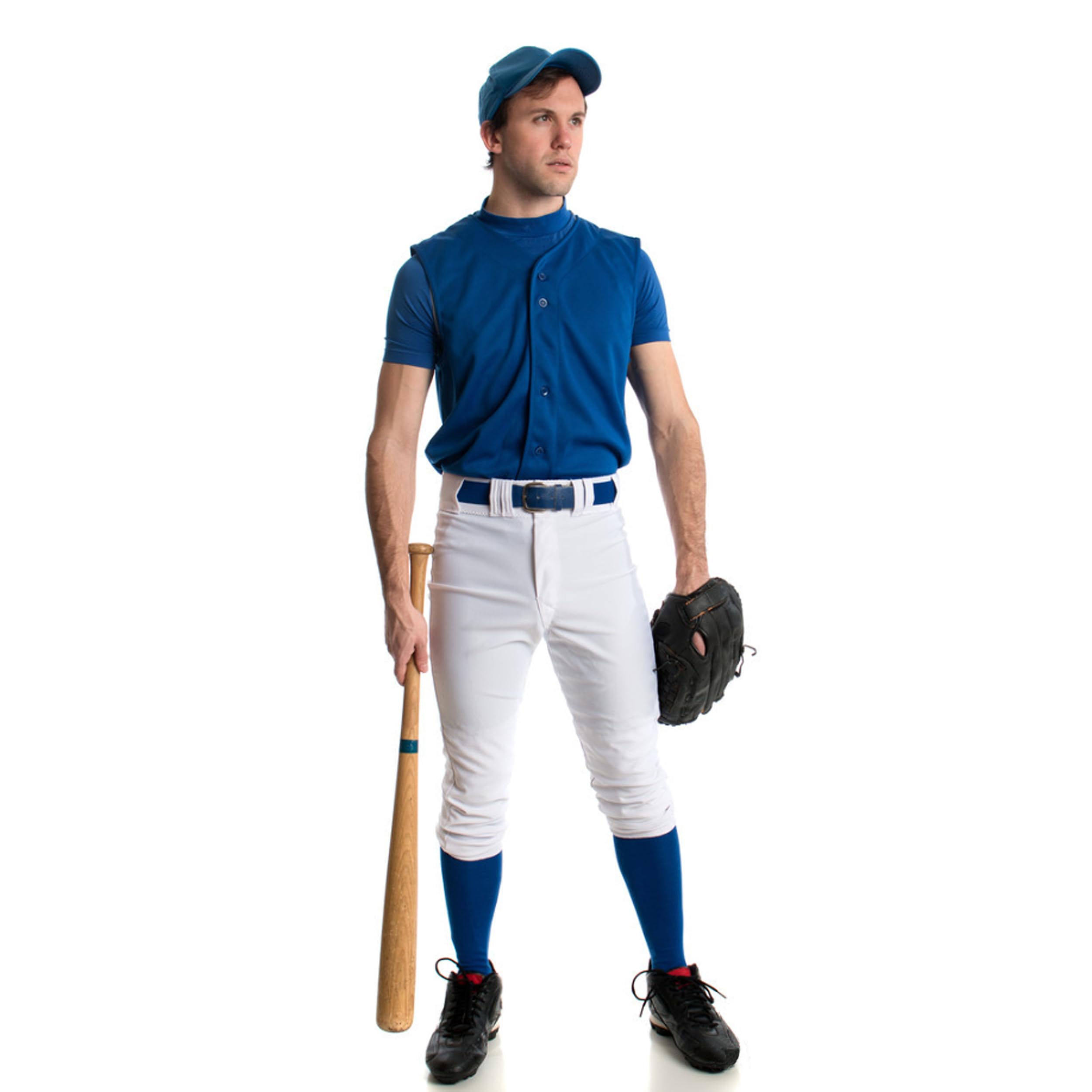 XTBPQMX Baseball & Softball Socks with Belt Set - 2 Pairs Cushioned Athletic Socks + Adjustable Belt for Men & Women - Perfect for Baseball, Softball, Soccer & Multi-Sport Activities