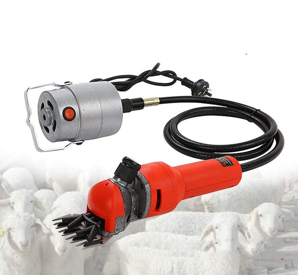 TOPCHANCES 750W Electric Sheep Shears - Professional 220V Livestock Grooming Clippers with 9-Toothed Curved Blade for Goats, Sheep & Farm Animals - Perfect for Wool Trimming, Animal Shaving & Farm Maintenance