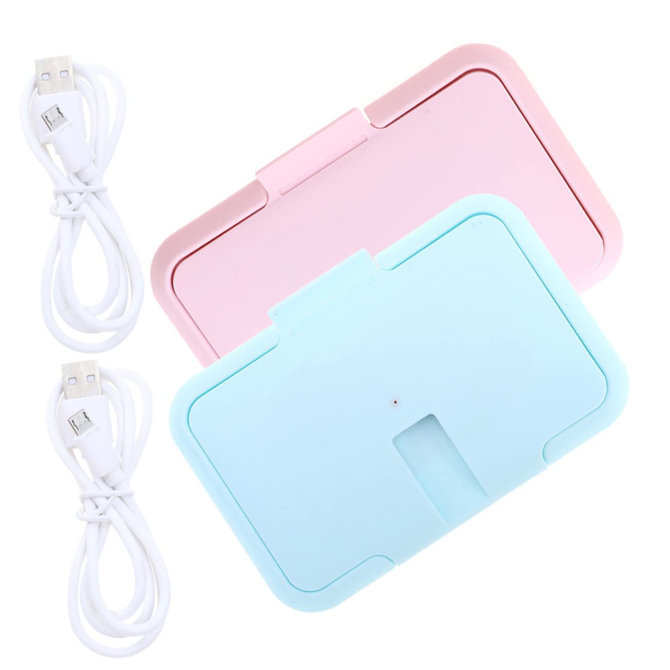 Totority 4-Pack Electric Wet Wipes Warmer & Dispenser - Heated Baby Wipes for Diaper Changes, Facial Cleansing & Makeup Removal - Perfect for Nursery, Bathroom & Travel