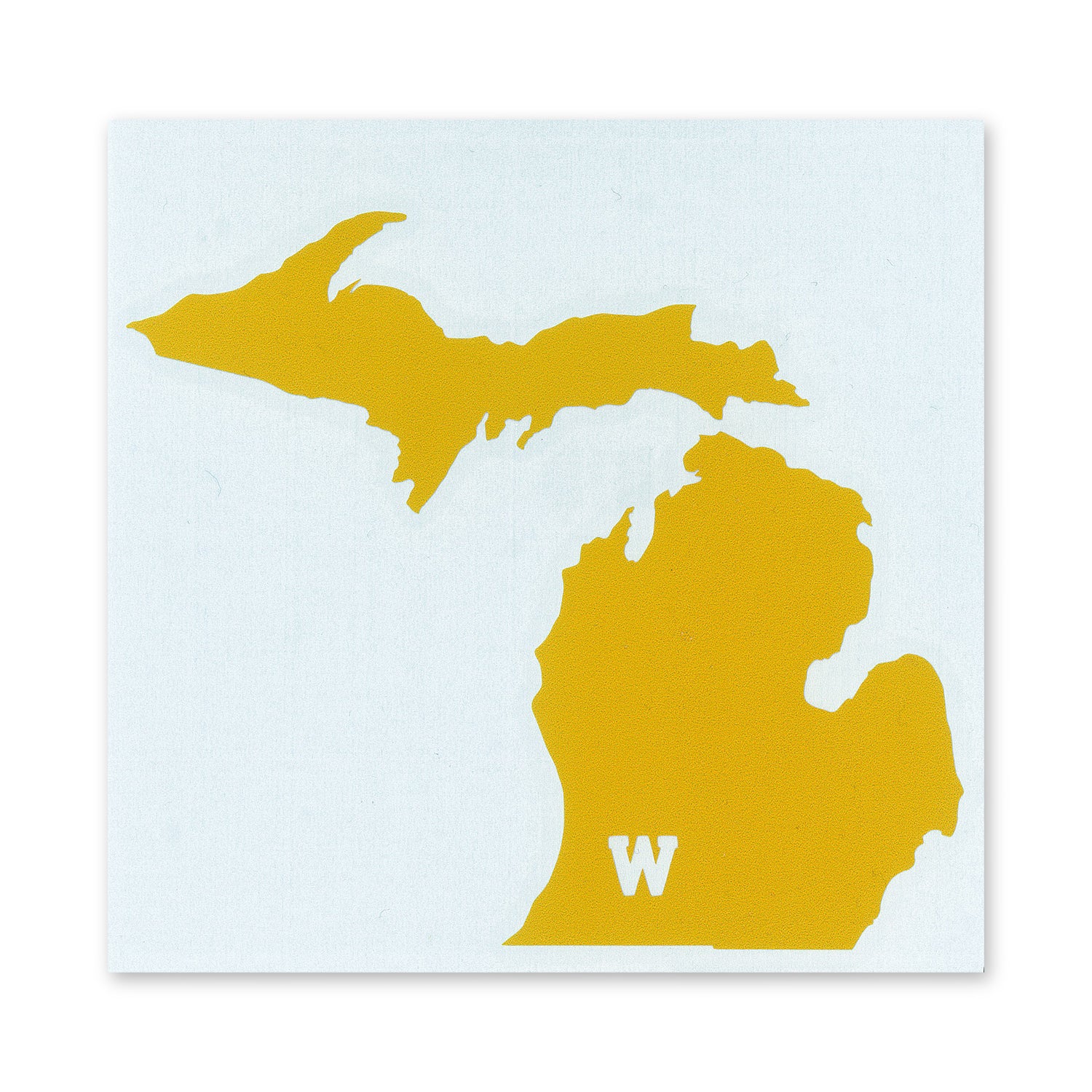 Michigan Wolverines Knockout Decal - Premium Vinyl Sticker for Cars, Laptops & Windows - Show Your Team Spirit Anywhere!