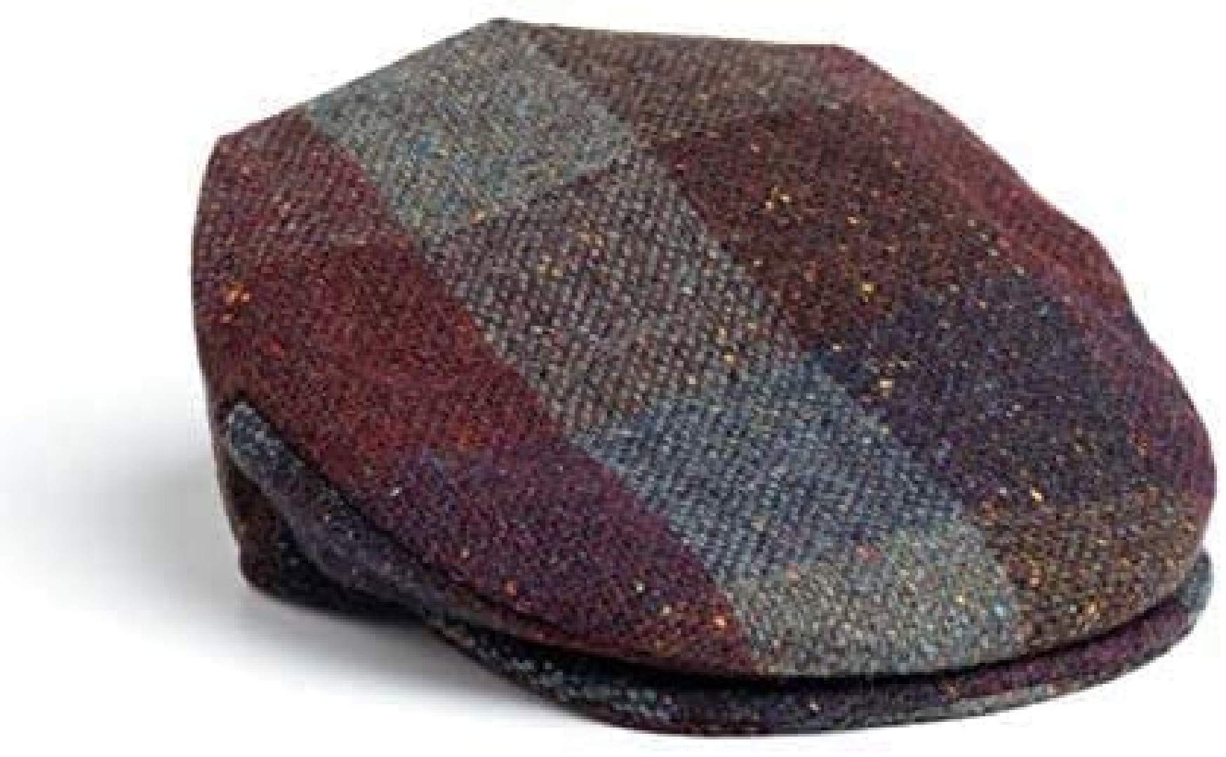 Men's Vintage Wool Tweed Flat Cap - Irish Made Driving Hat for Outdoor Activities
