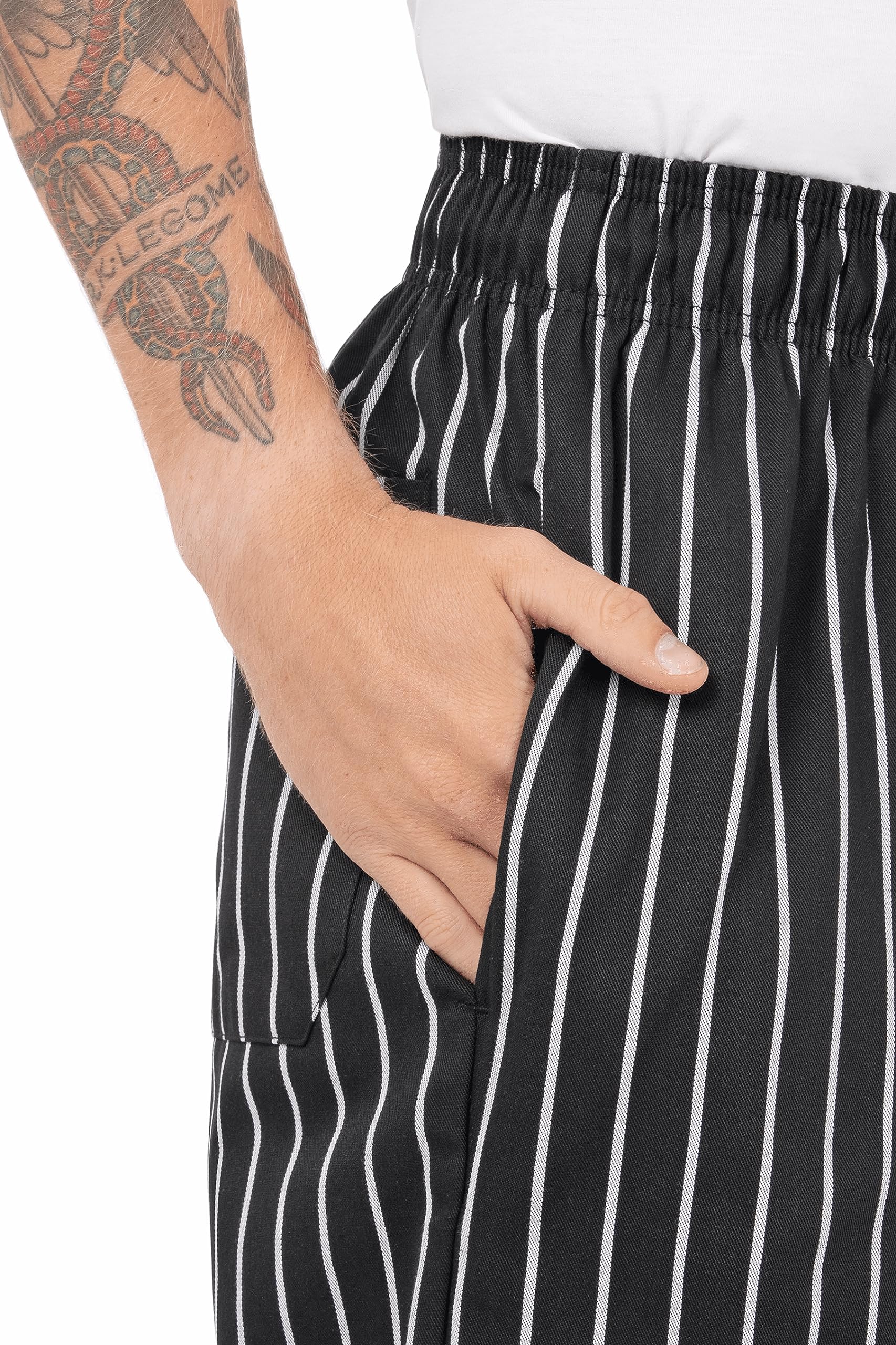 Chef Works Men's Designer Baggy Chef Pants - Professional Kitchen Workwear for Cooking, Baking & Culinary Arts