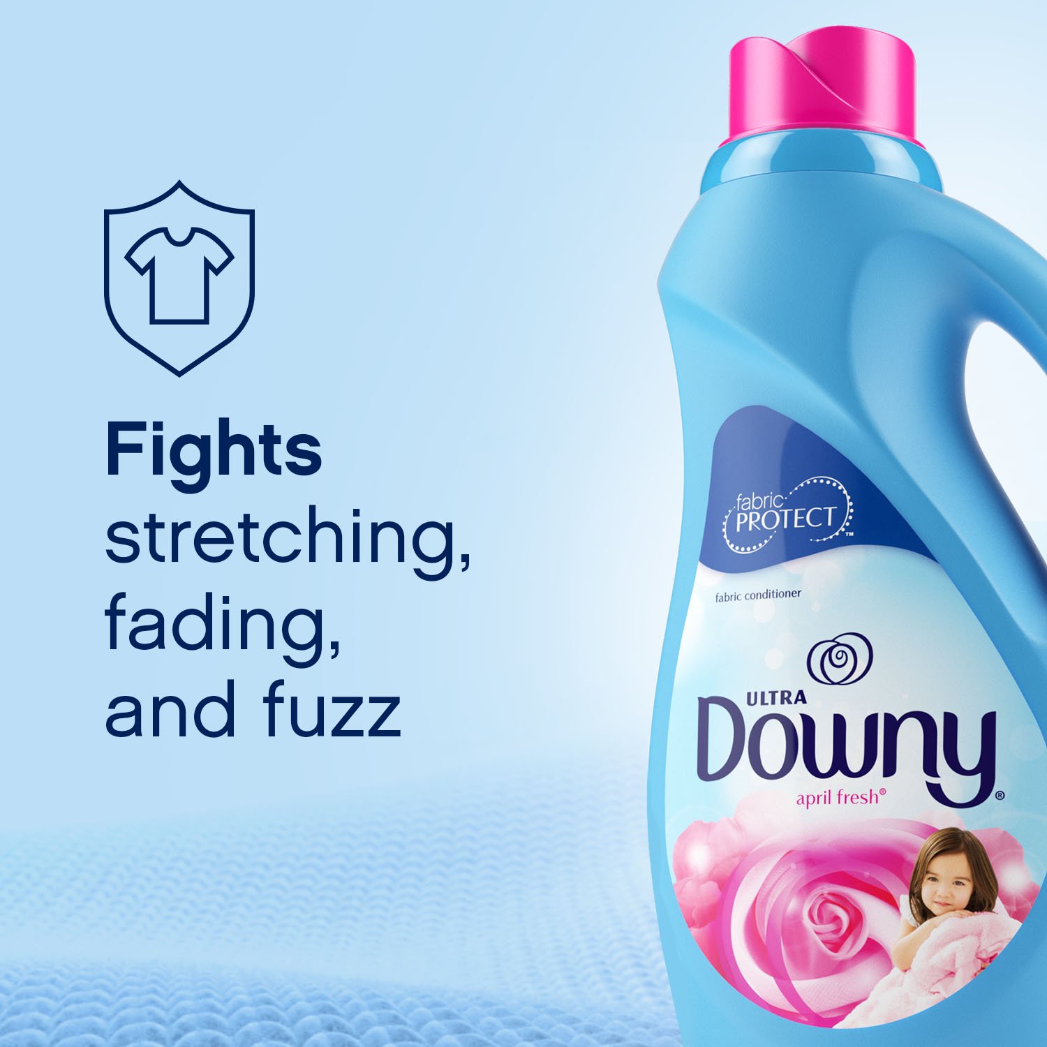 Downy Ultra April Fresh Liquid Fabric Softener - 6 Pack (34 Fl Oz Each, 240 Loads Total) | Gentle on Clothes, Long-Lasting Freshness | Perfect for Laundry, Bedding, and Towels