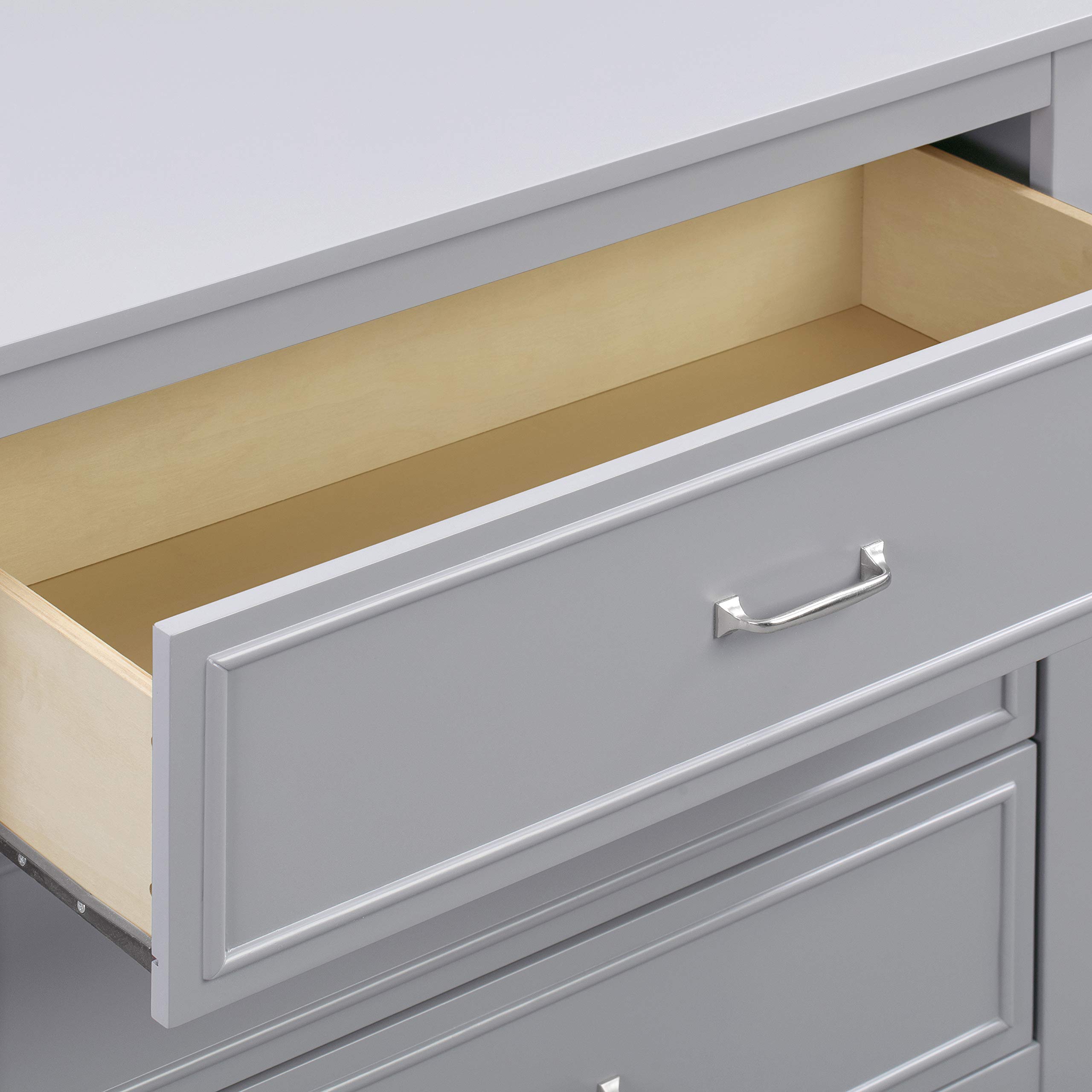 DaVinci Charlie 3-Drawer Dresser in Grey - Modern Nursery Dresser for Baby Room Organization & Storage - Perfect for Kids Bedroom, Nursery, or Playroom