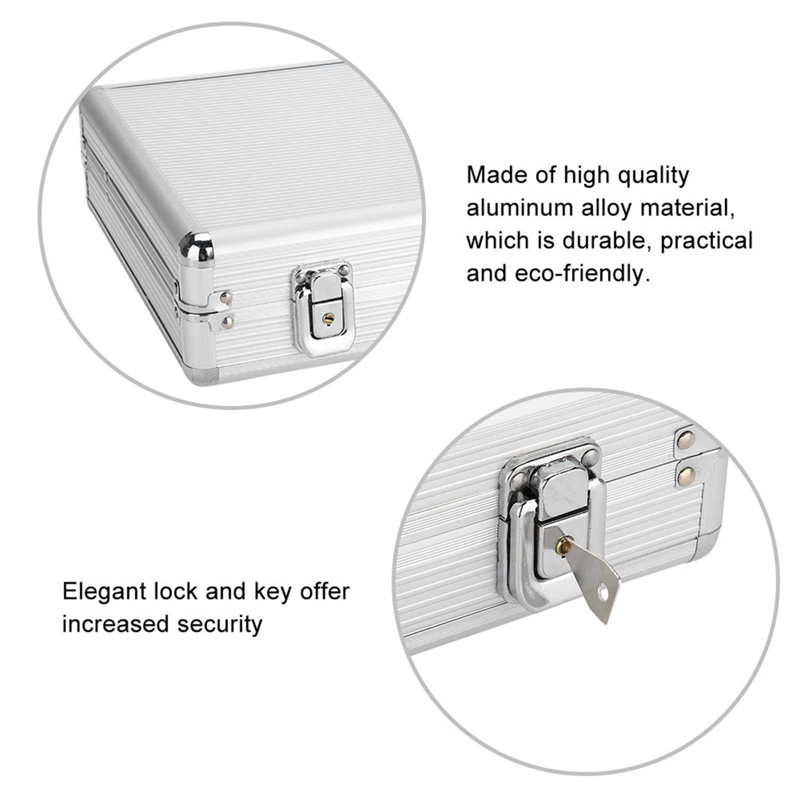 24 Grid Aluminum Watch Box - Organizer & Display Case for Men & Women - Perfect for Travel & Home Storage