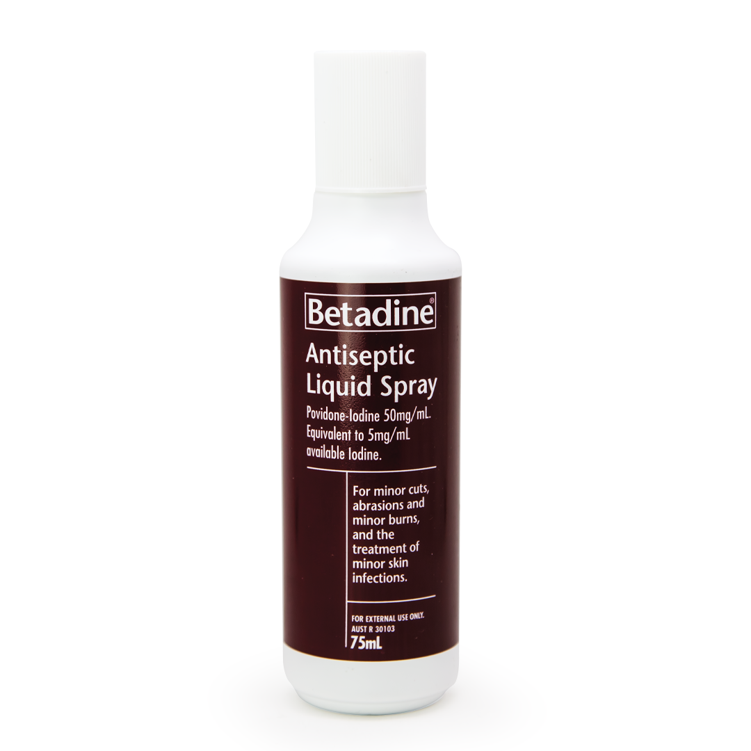 Betadine Antiseptic Spray for Wound Care - First Aid Solution for Cuts, Scrapes & Burns | Hospital-Grade Protection for Home, Travel & Outdoor Activities