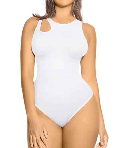 White-cut Out Neck