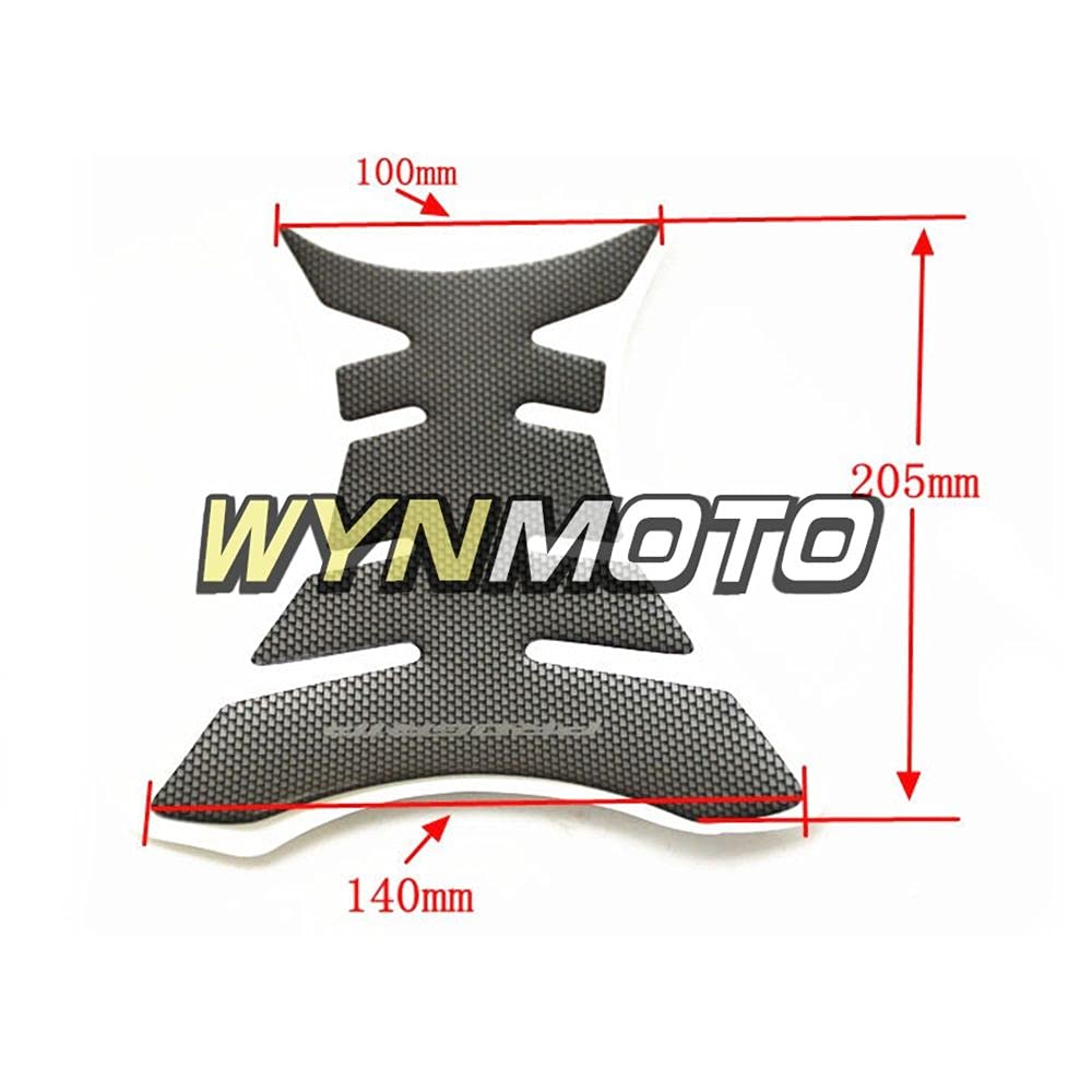 Premium Carbon Fiber Look Tank Pad for Suzuki GSXR600/GSXR750 (2004-2005) - Motorcycle Gas Tank Protector with Anti-Slip Design | Perfect for Daily Commuting & Sport Riding