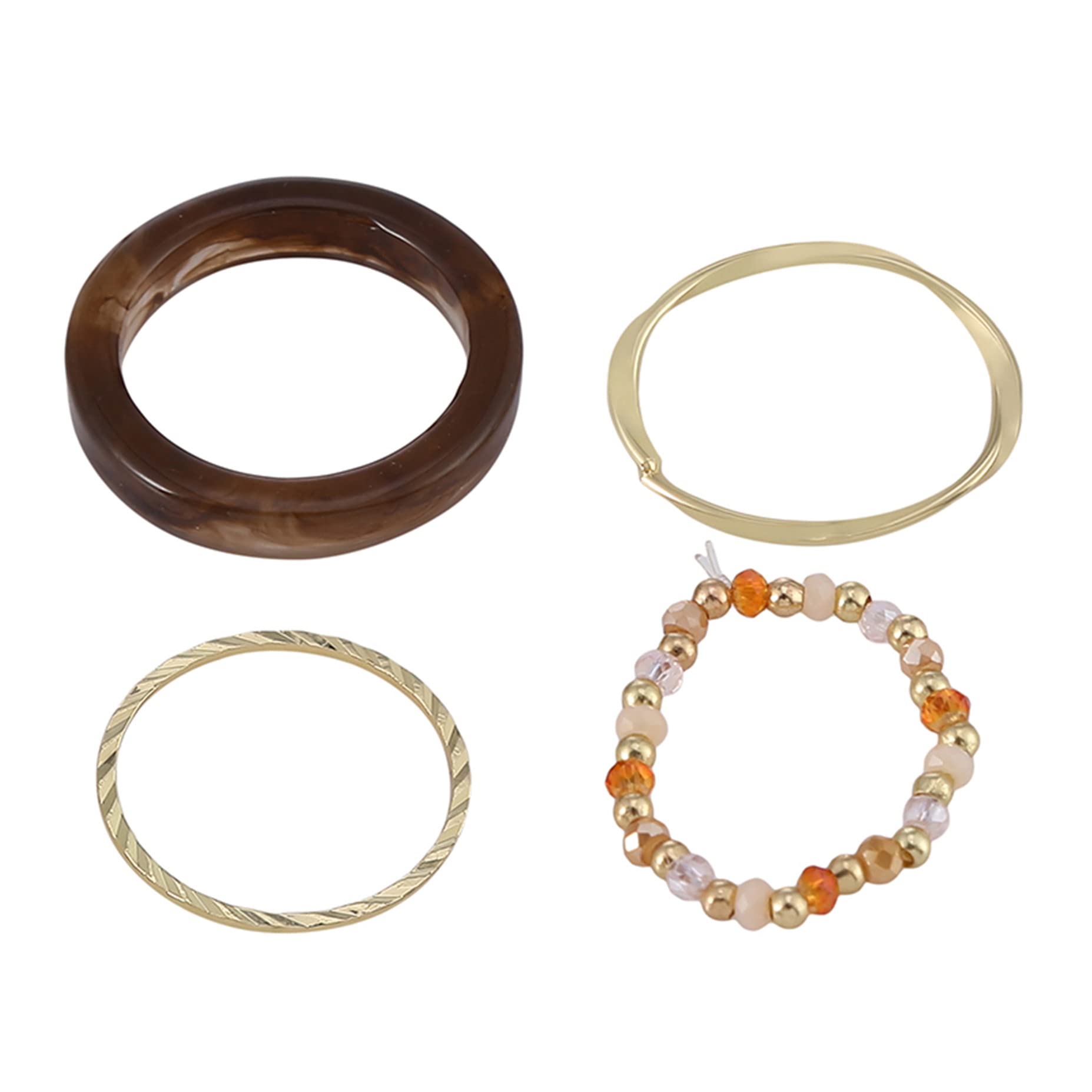 TYXL Women's Resin Rings Set - Colorful Acrylic Diamond Chunky Rings for Women, Transparent Plastic Statement Jewelry for Party, Wedding, Gift Giving & Everyday Wear
