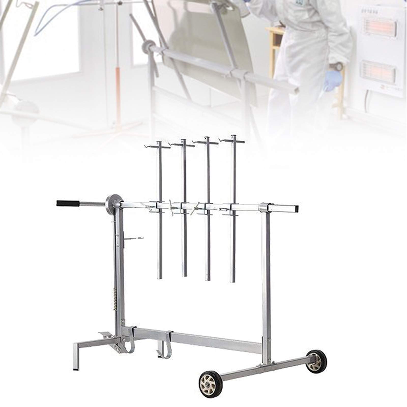 TBVECHI Auto Body Paint Stand Rack - 4 Position Adjustable Hood Panel Hook Hanger for Car Spray Painting | Durable Vehicle Body Parts Holder for Professional Auto Repair Shops & DIY Garage Use