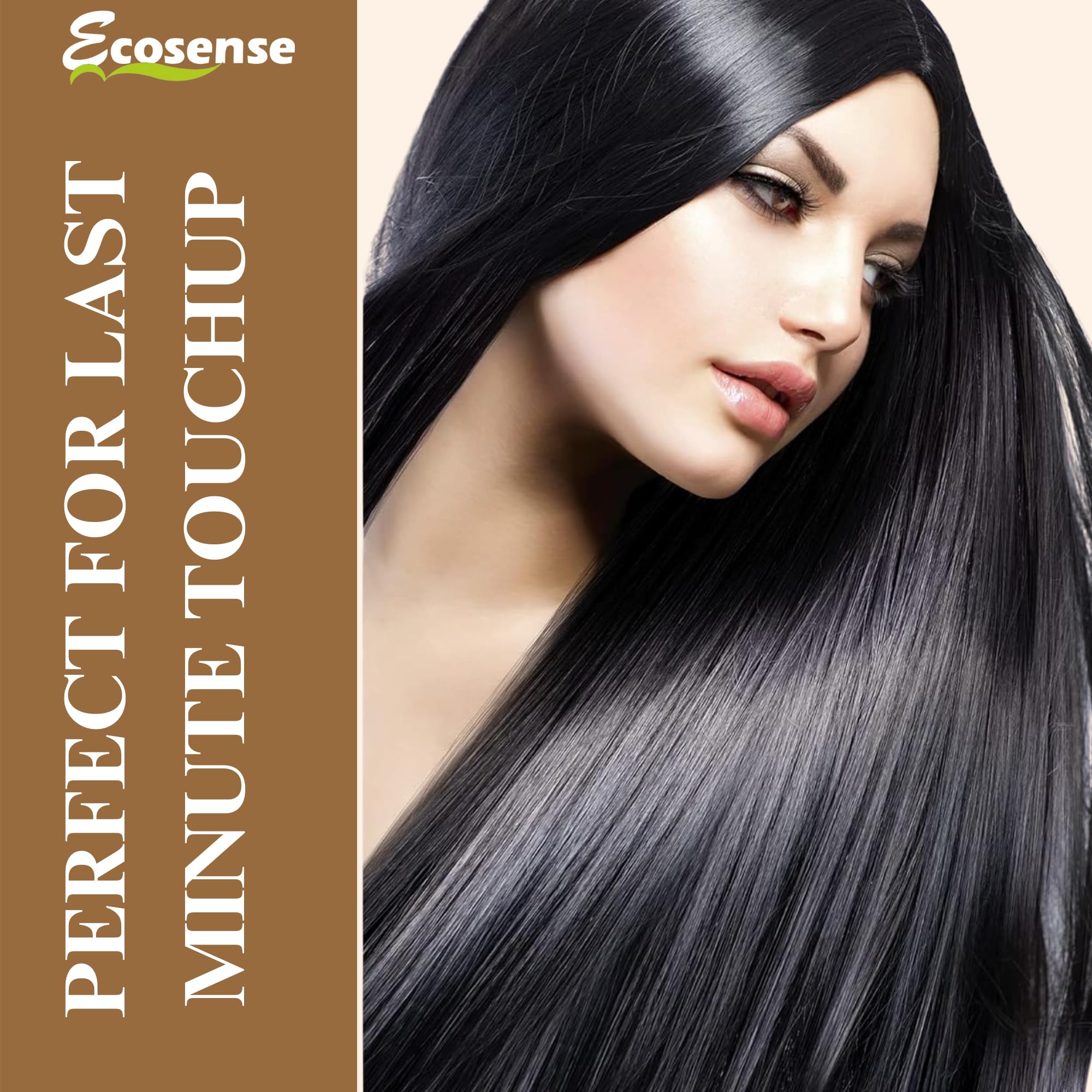 Ecosense Temporary Hair Root Touch Up Stick - Instant Hair Shadow Cover for Thinning Hair, Quick & Easy Hairline Concealer for Men & Women | Perfect for Daily Use, Travel & Special Occasions