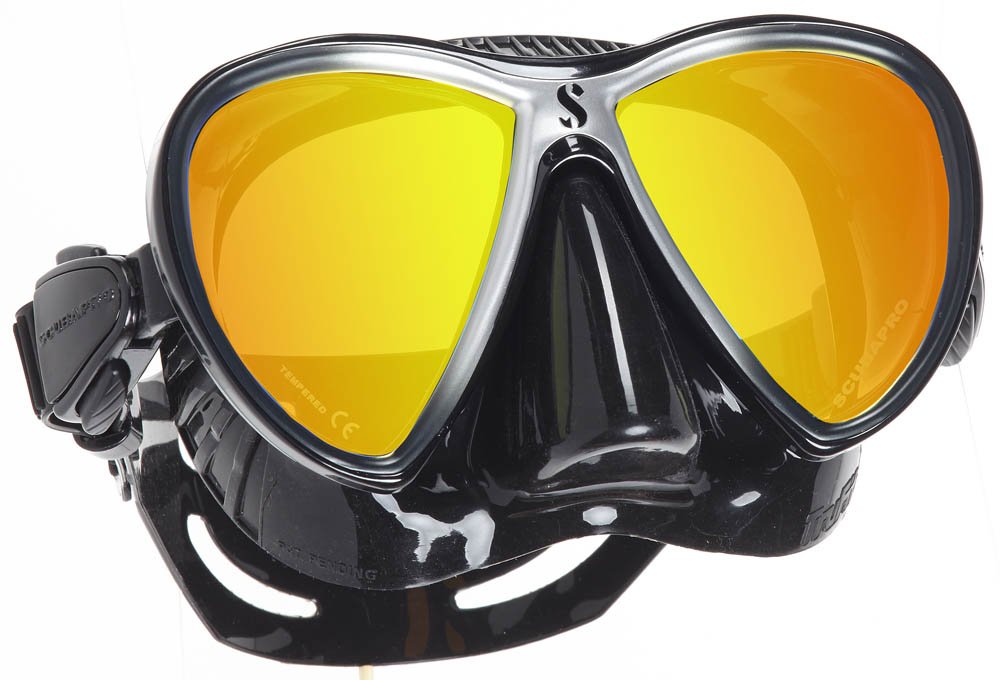 Scubapro Synergy Twin Trufit Scuba Diving Mask - Comfortable Snorkeling & Freediving Gear for Men & Women - Perfect for Ocean Exploration, Reef Diving, and Underwater Photography