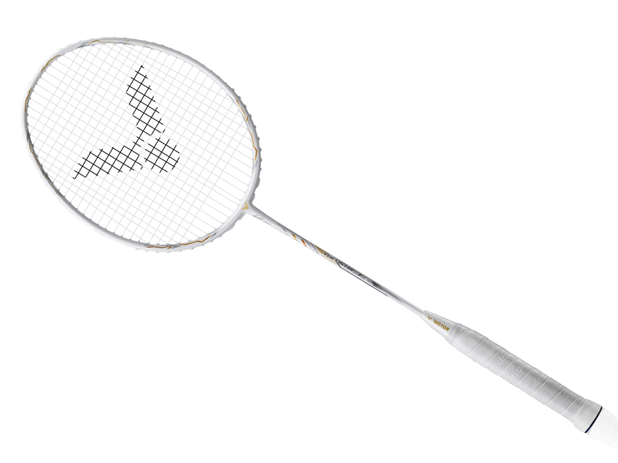 Victor Thruster K Falcon Claw LTD TK FC LTD A Badminton Racket [White] - Professional Tournament Grade Shuttlecock Racket for Competitive Play & Training