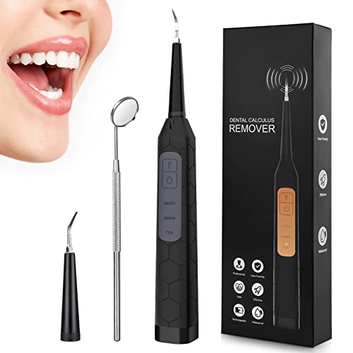 Professional Electric Plaque Remover & Teeth Cleaning Kit with Mouth Mirror - Dental Hygiene Tool for Tartar Removal & Teeth Whitening - Perfect for Home Dental Care & Oral Hygiene Routine
