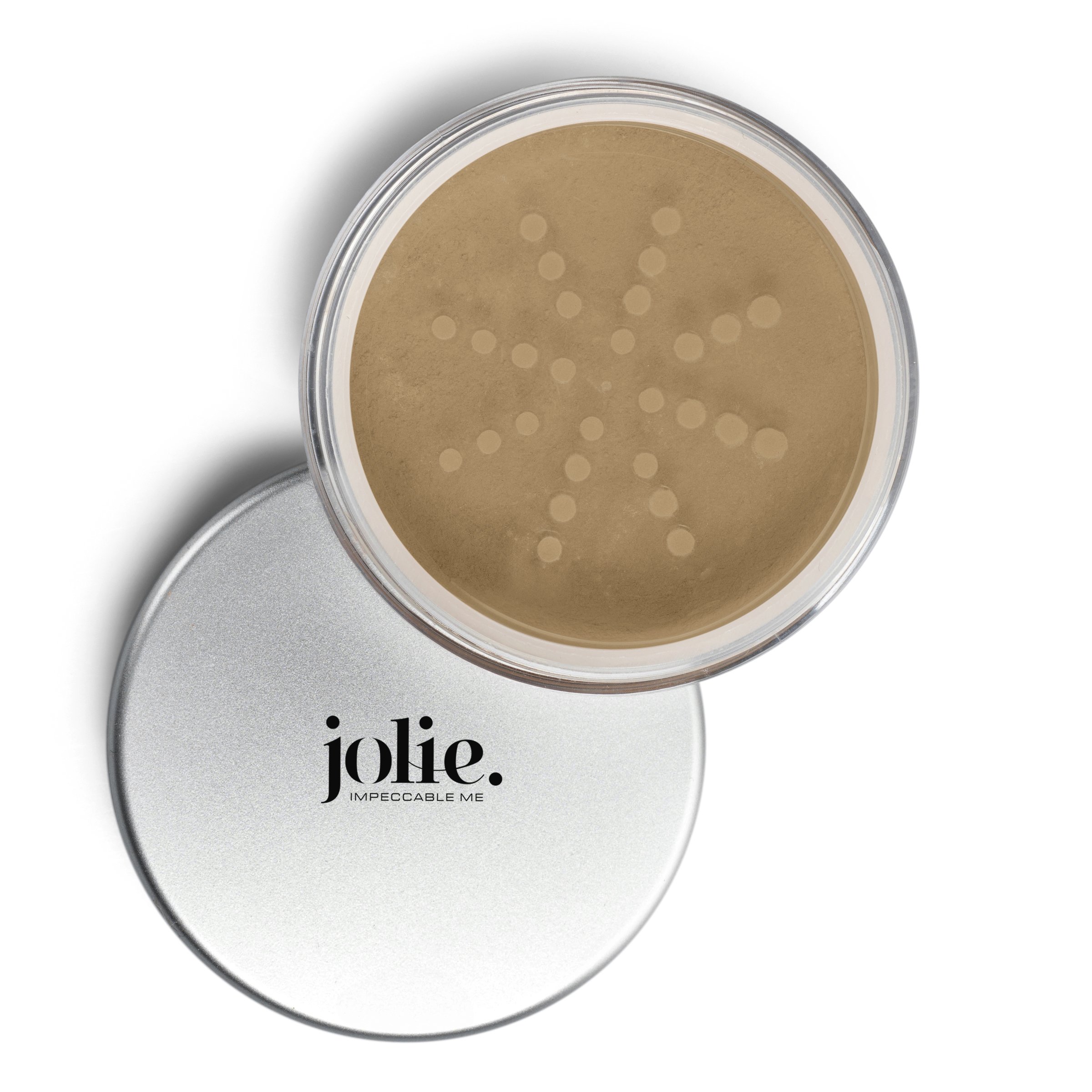 Jolie Mineral Loose Foundation Powder - 100% Pure Natural Makeup, Toxin-Free, Hypoallergenic, Oil-Free, Talc & Paraben-Free, Vegan & Cruelty-Free (Medium Shade) for Sensitive Skin & Daily Wear