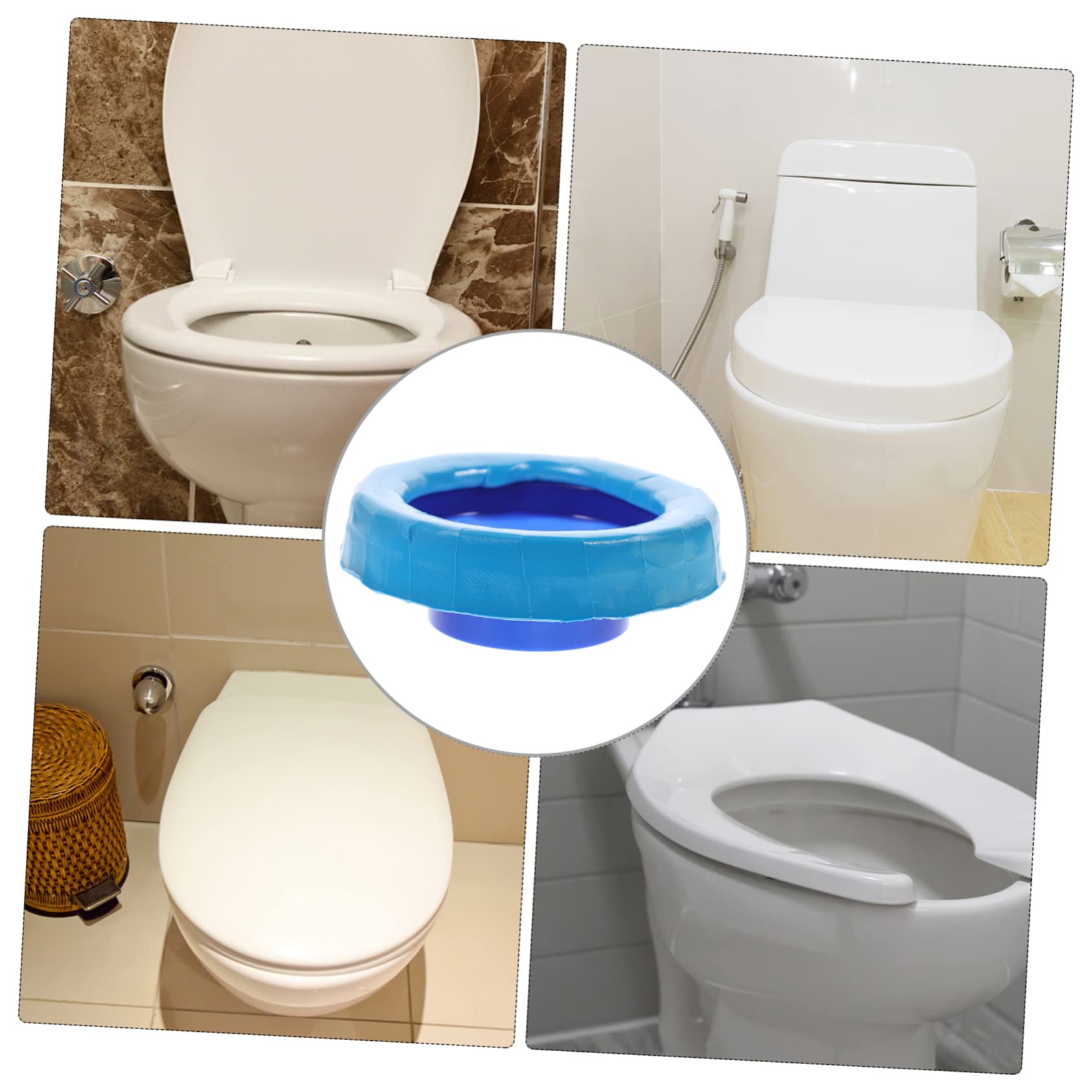 Gadpiparty 3-Pack Waxless Toilet Seal Rings - Leakproof Toilet Gasket with Sturdy Construction, Easy Installation for Bathroom & Plumbing Repairs | Perfect for Home Renovation & DIY Projects