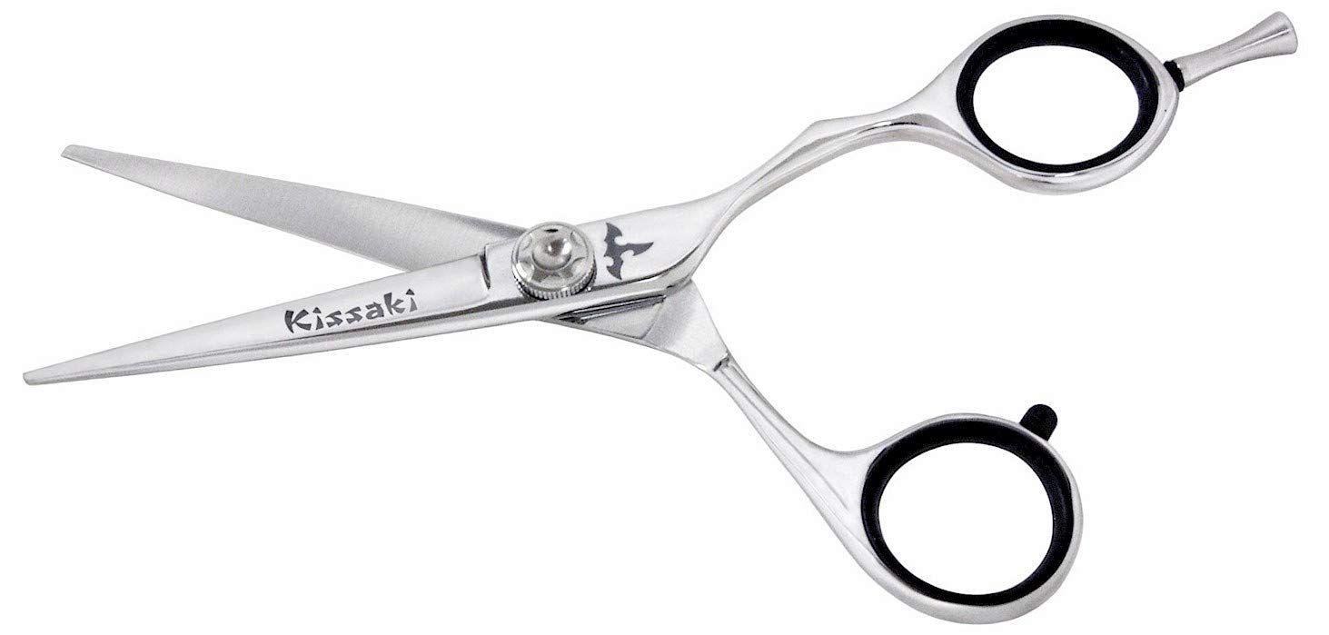 Kissaki KT08 Professional Hair Cutting Scissors - 5.5 Inch Japanese Stainless Steel Shears for Precision Haircuts & Styling | Salon & Home Use