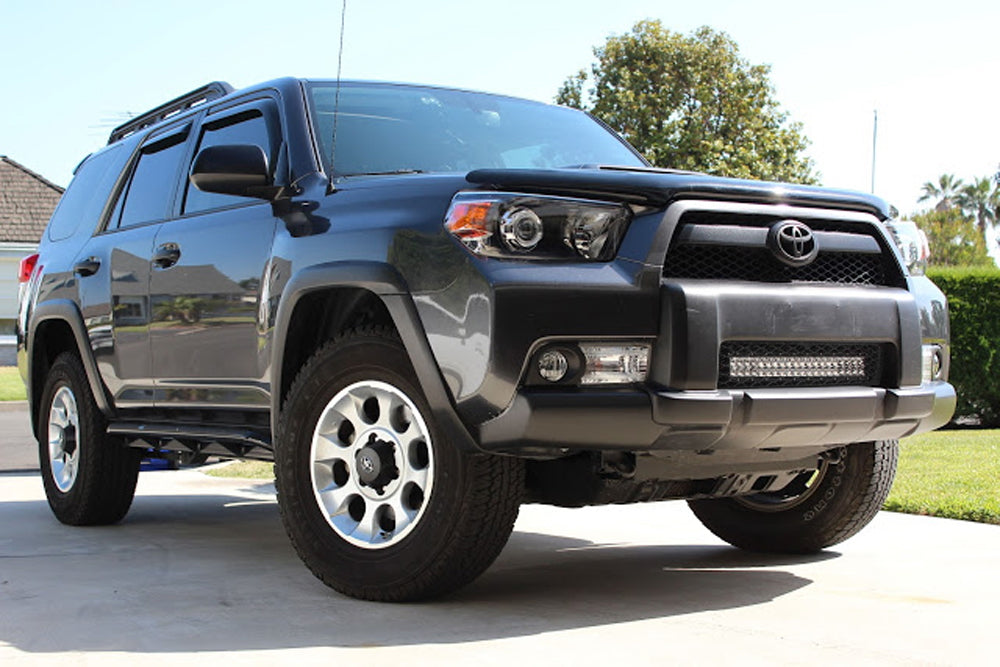 120W LED Light Bar with Behind Grille Mounts & Wiring Kit - Compatible with 2010-2013 Toyota 4Runner - Off-Road, Camping & Night Driving Lighting Upgrade