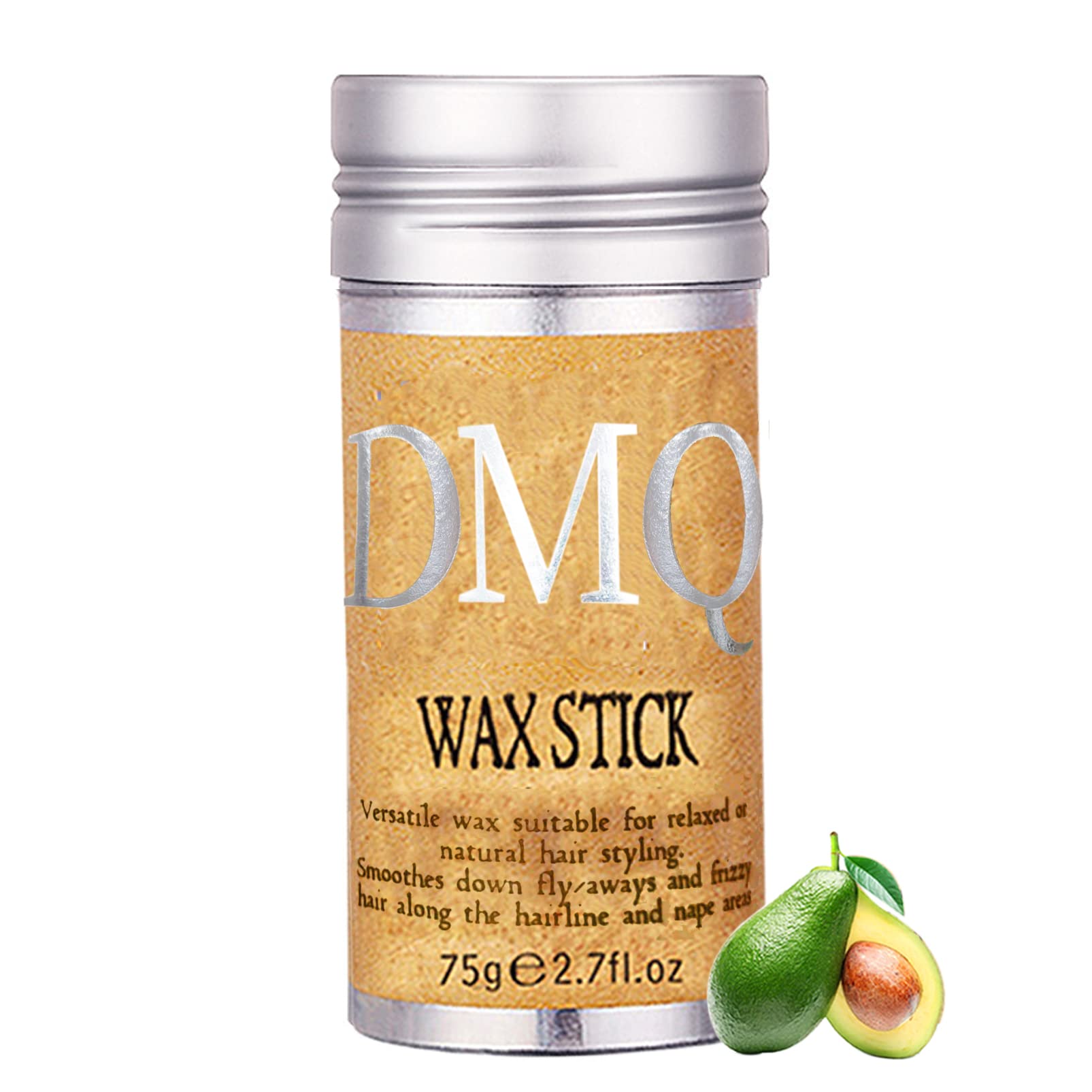 DMQ Hair Wax Stick for Smooth Wigs - Edge Control & Anti-Frizz Styling Wax, Non-Greasy Hair Pomade Stick for Flyaways & Frizzy Hair (2.7 Oz) - Perfect for Wig Styling, Edge Taming & Everyday Hair Control