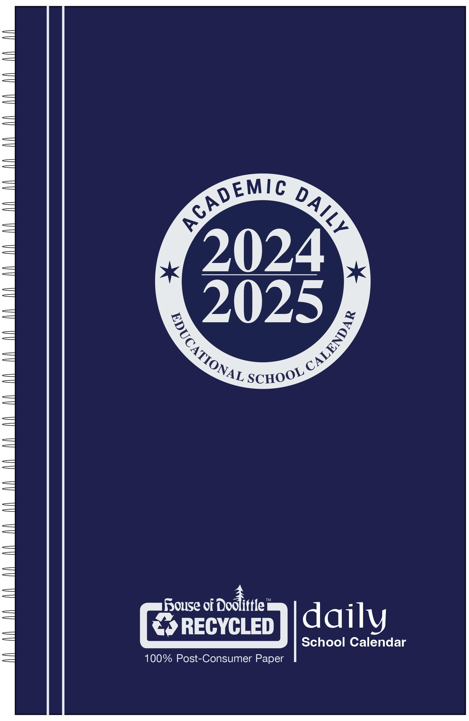 House of Doolittle 2024-2025 Academic Daily Planner - 5.25