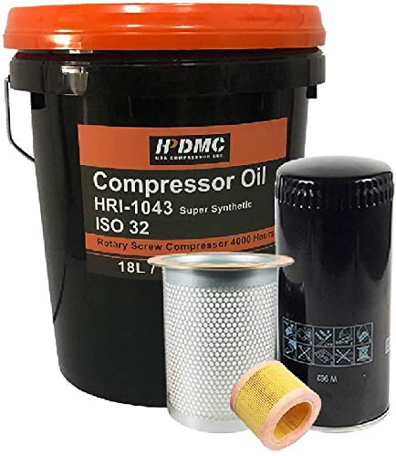 Industrial Rotary Screw Air Compressor Pump Replacement Part - 5-10HP Spin-on Oil Separator Kit for Commercial Air Compressed System Maintenance | Perfect for Workshop, Factory & Industrial Air Tool Repairs