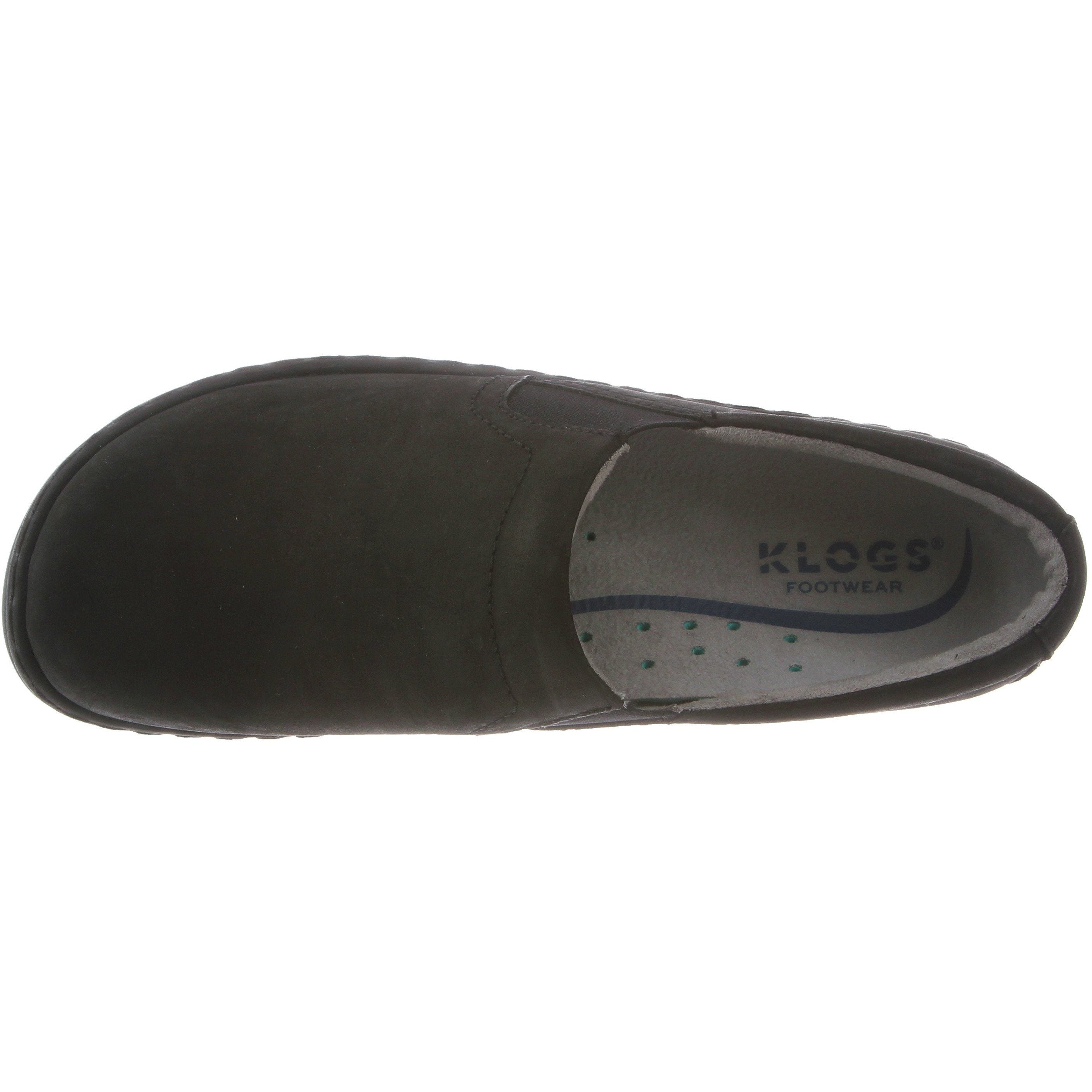 KLOGS Naples Black Oiled Leather Sandals - Medium & Wide Width Comfortable Footwear for Women | Perfect for Beach, Vacation & Summer Outfits