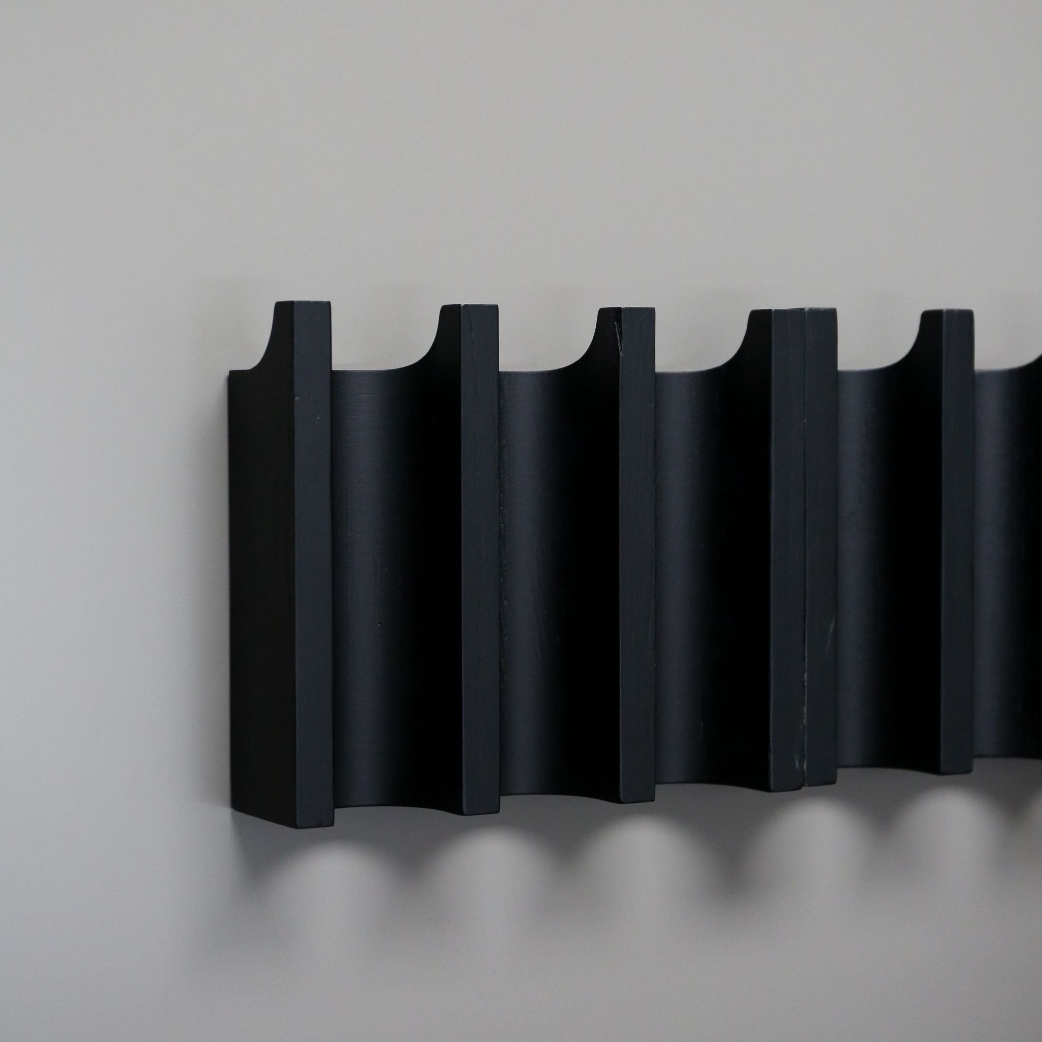 KRISTINA DAM STUDIO Modern Black Column Coat Rack - Stylish Entryway Organizer for Hats, Jackets & Accessories | Perfect for Hallway, Bedroom or Office Decor