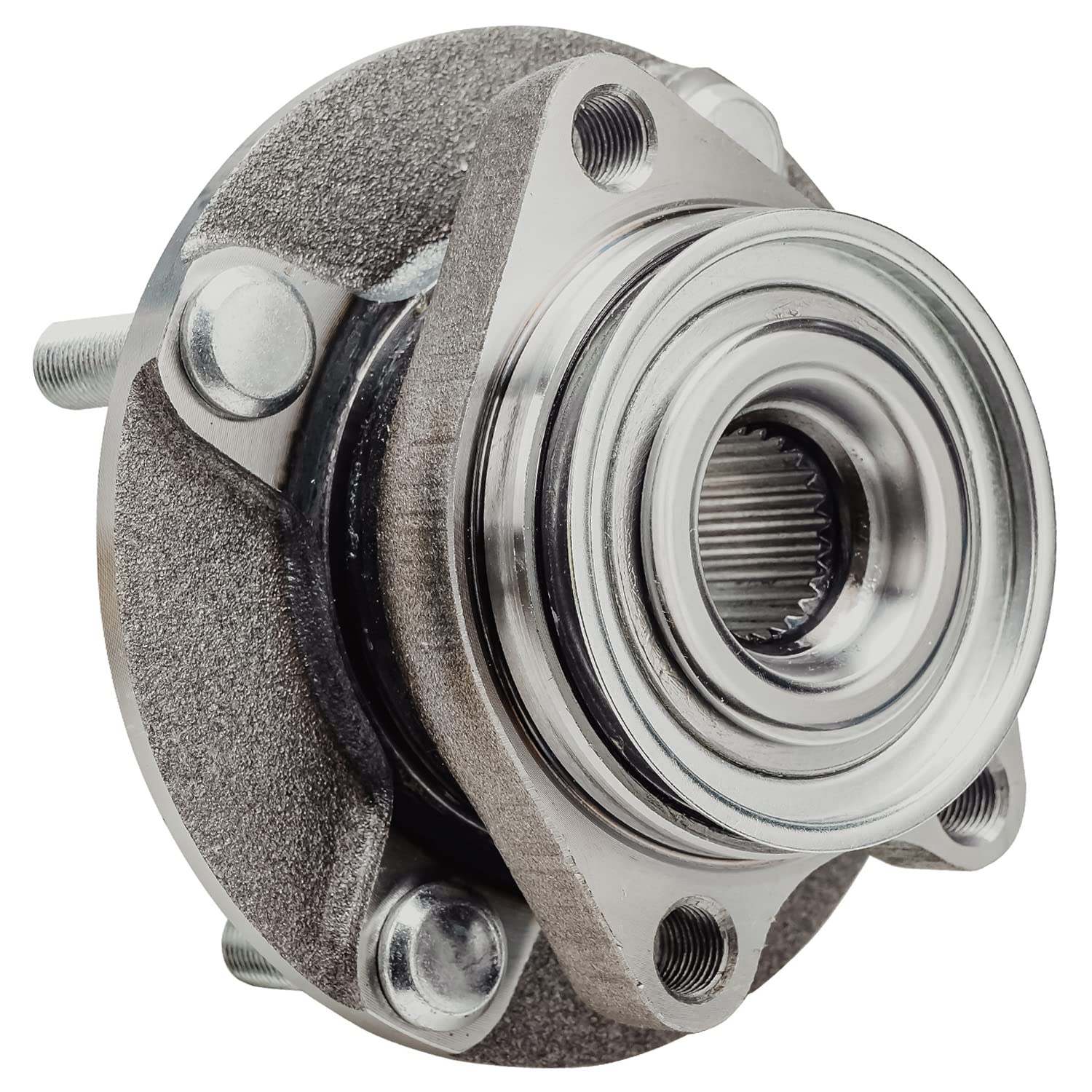 Detroit Axle - 2 Front Wheel Bearing Hubs Replacement for 2007-2011 Nissan Versa (2008 2009 2010 Models) - Wheel Bearing Hub Assembly Set - Perfect for DIY Car Repairs & Maintenance