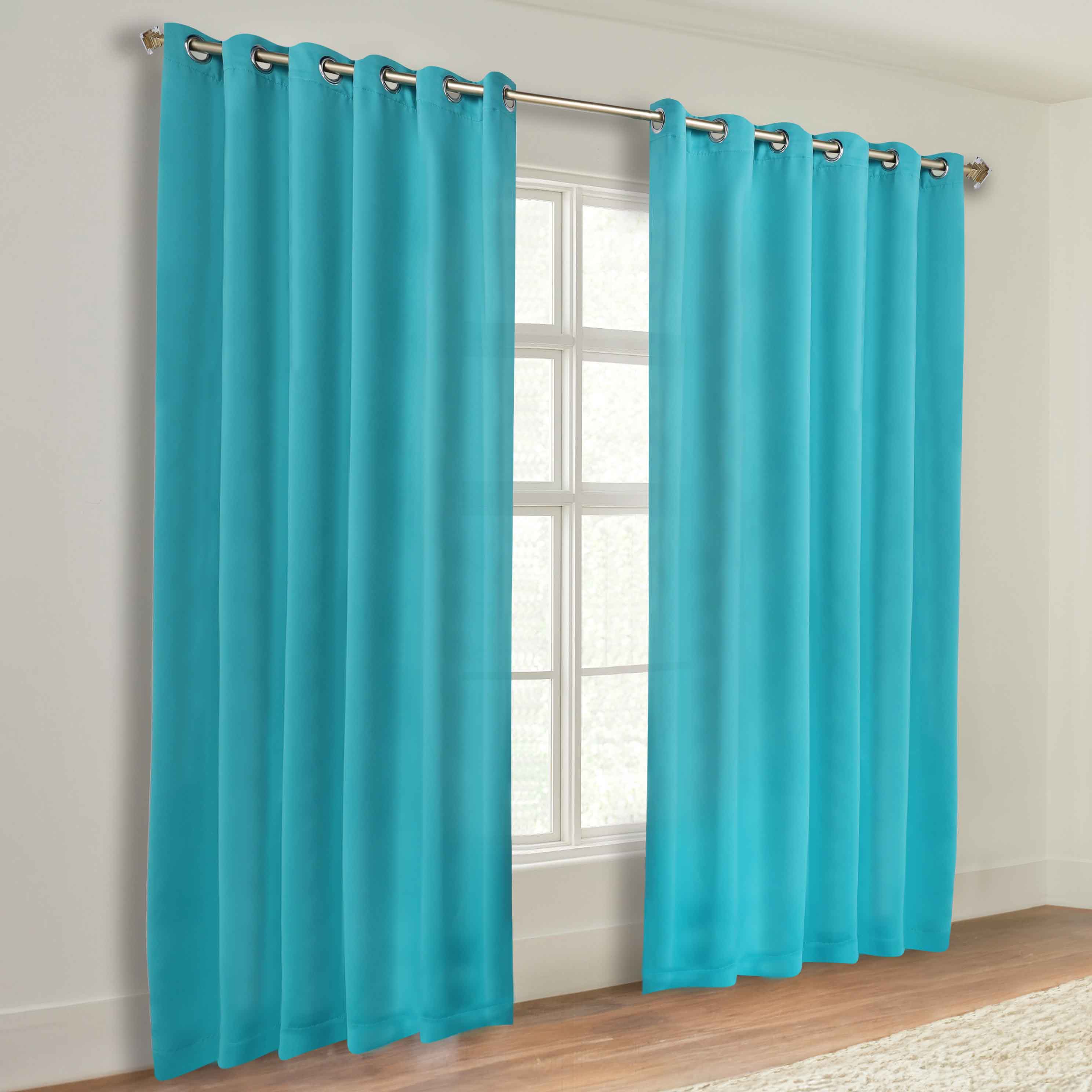Blackout Curtains Set of 2 - Machine Washable, Room Darkening, Noise Reducing & Thermal Insulated for Bedroom, Nursery & Home Theater