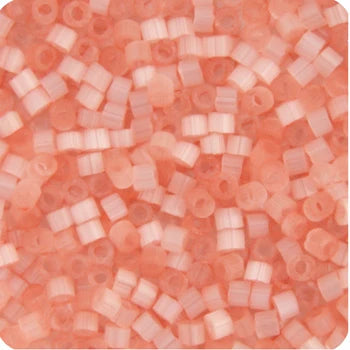 11/0 Delica Beads #0825 Salmon Silk Satin - 5.2g Glass Seed Beads for Jewelry Making, Embroidery, and DIY Crafts - Perfect for Bracelets, Necklaces, and Home Decor Projects