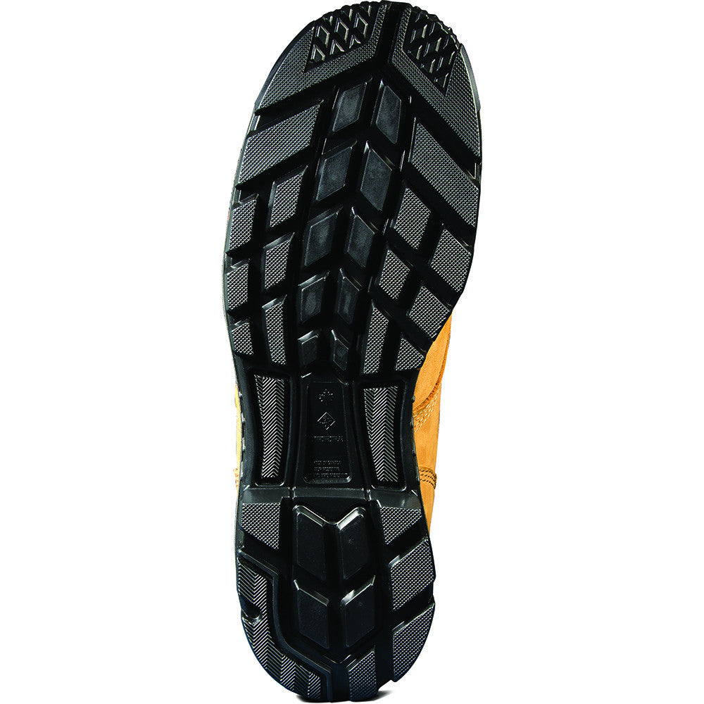 Terra Admiral Men's 8 Composite Toe Work Boot 2938B - Black Safety Shoes for Construction, Warehouse & Outdoor Work - Waterproof & Slip Resistant Work Boots