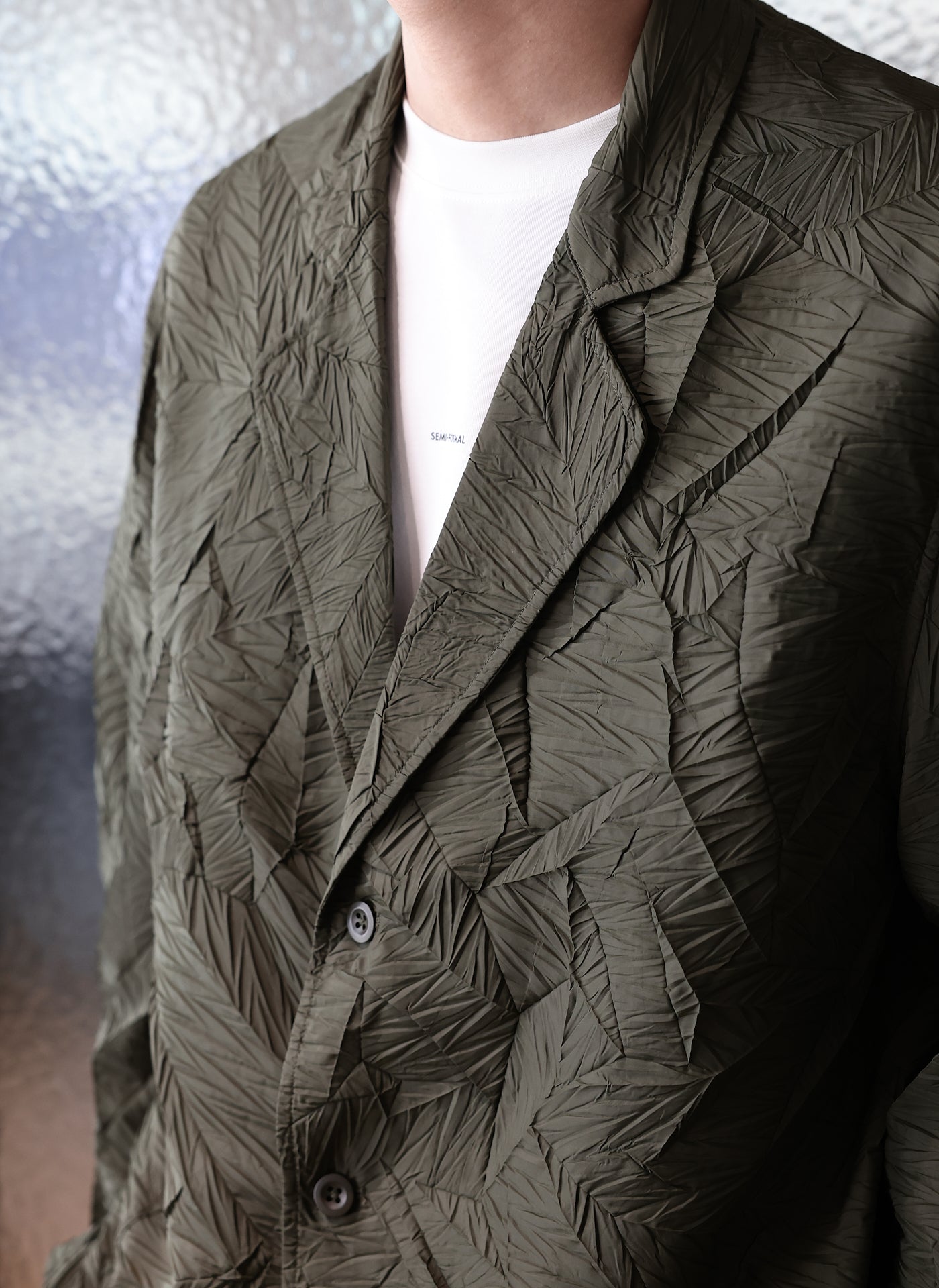 Stylish Distort Pleats Polyester Soft Single Breasted Blazer for Women - Trendy Office Wear & Casual Outfit