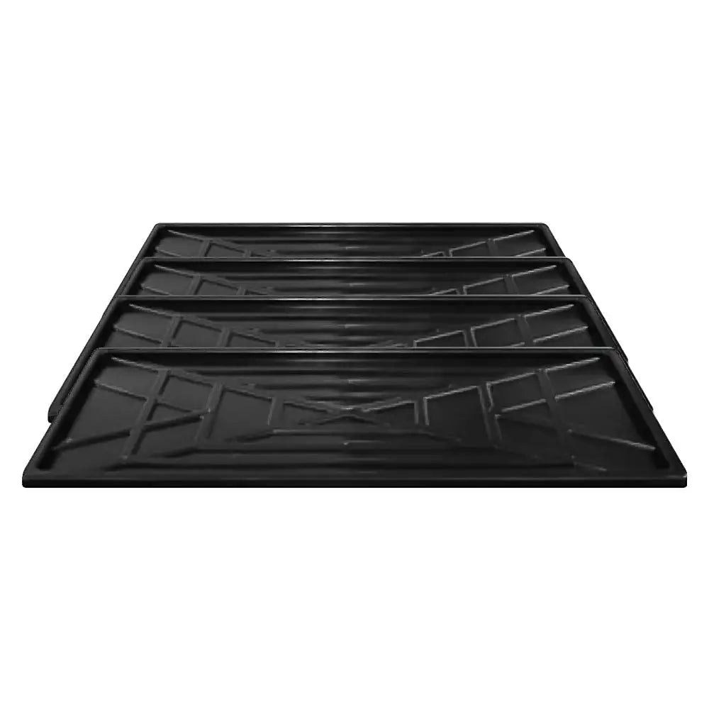 Challenger CL4P9DTP Plastic Drip Tray Set (4-Pack) - Perfect for BBQ Grills, Outdoor Cooking & Countertop Protection