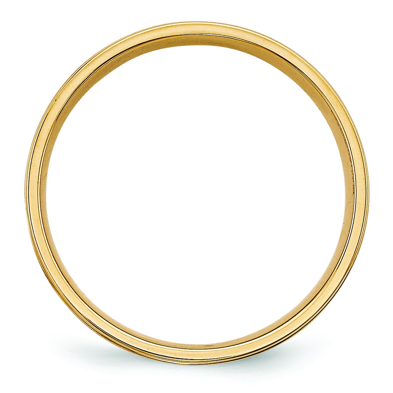 14k Yellow Gold Comfort Fit Wedding Band Ring for Men & Women