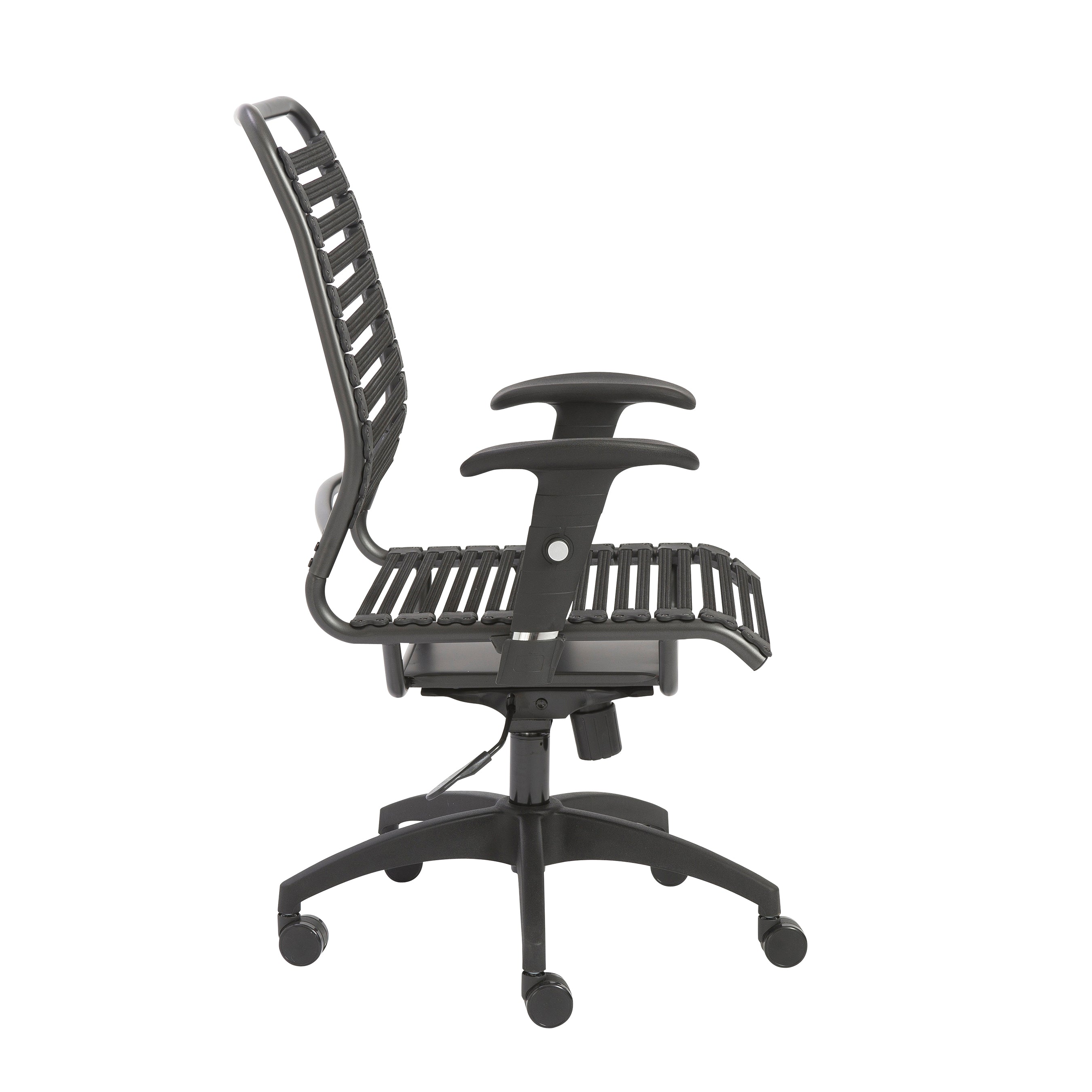 Ergonomic High Back Office Chair - Black Mesh with Graphite Frame & Swivel Base for Home Office, Gaming & Workspace Comfort