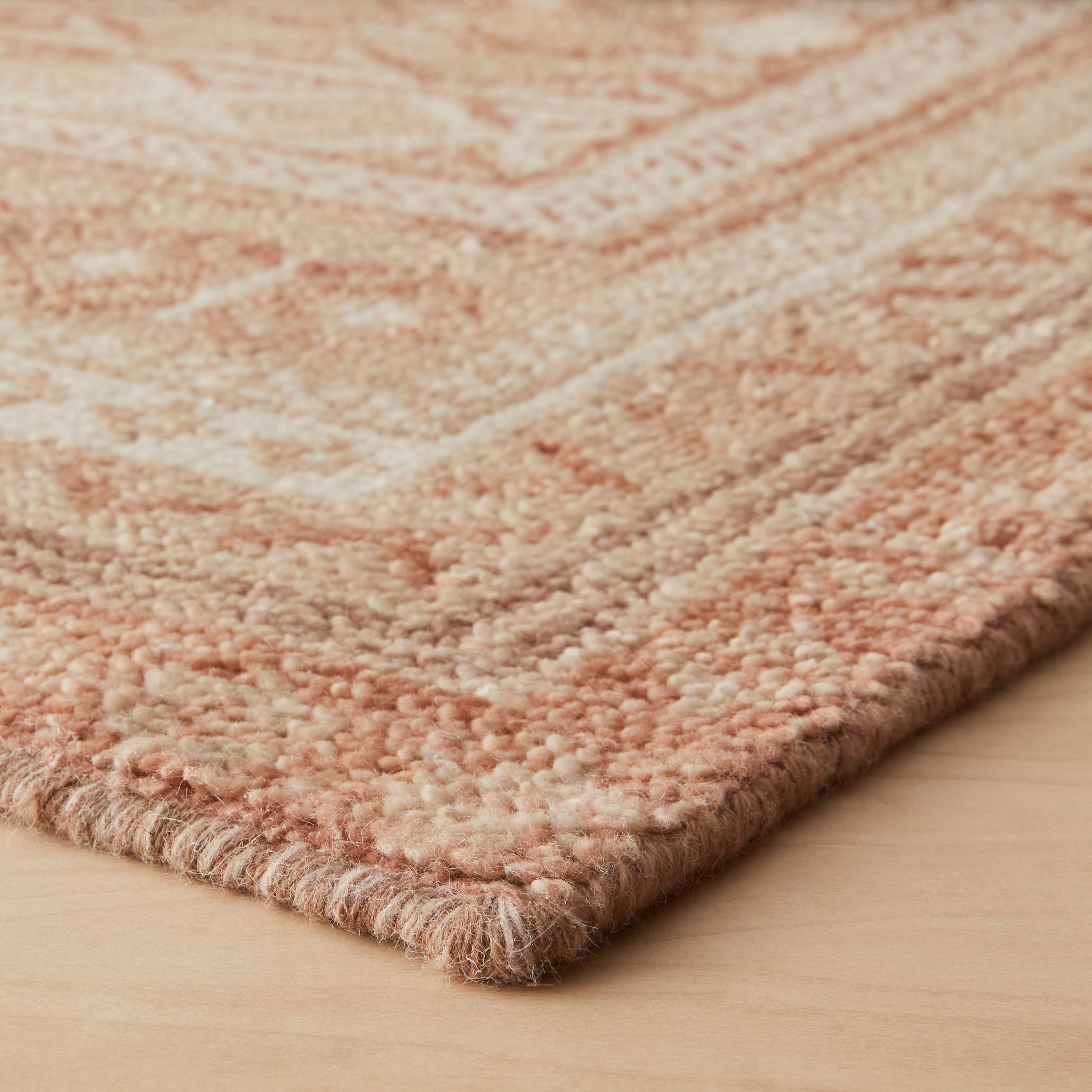 Ekaja Hand Knotted Accent Rug - Premium Bohemian Style Area Rug for Living Room, Bedroom & Home Decor - Soft & Durable for High Traffic Areas