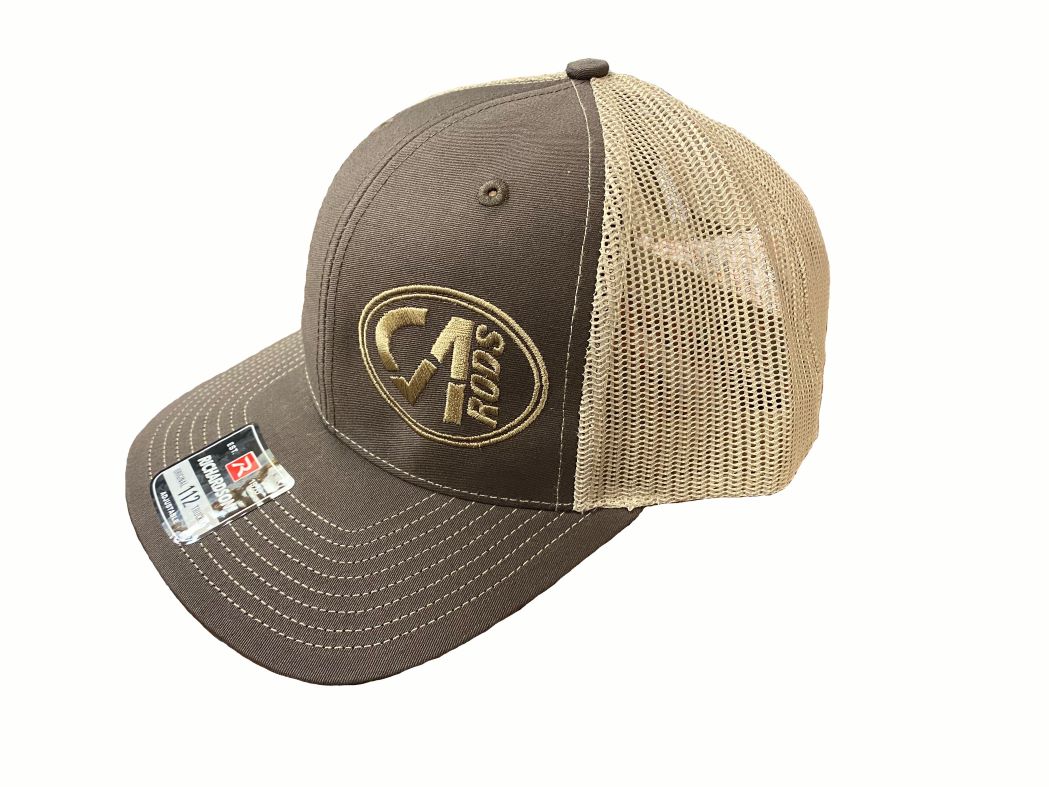Castaway Logo'D Richardson Hat - Brown | Vintage Baseball Cap for Men & Women | Perfect for Outdoor Activities, Sports & Casual Wear