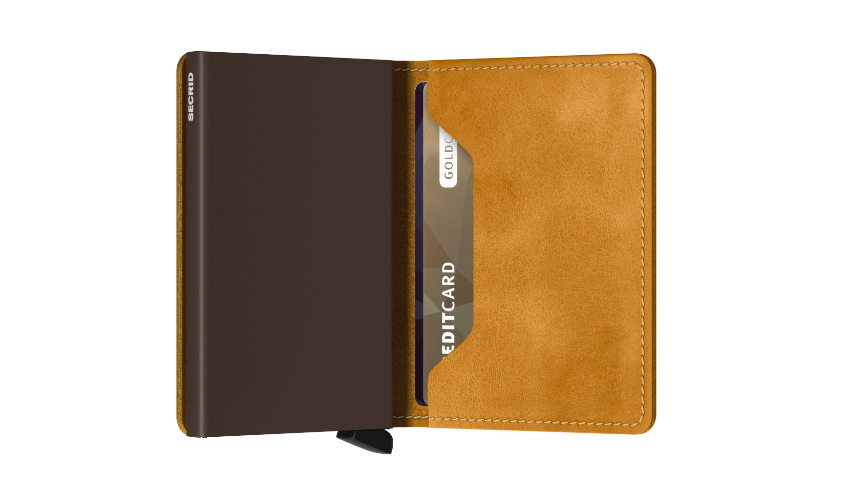 SECRID Slimwallet Vintage - RFID Blocking Leather Wallet for Men & Women | Compact & Stylish Card Holder for Everyday Use, Travel & Business