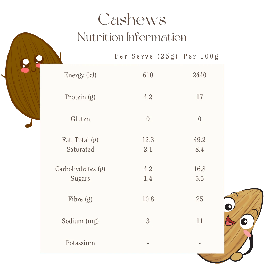 Organic & Activated Cashews by Mindful Foods - 120g | Healthy Snack for Energy Boosting, Vegan Diet & On-the-Go Nutrition