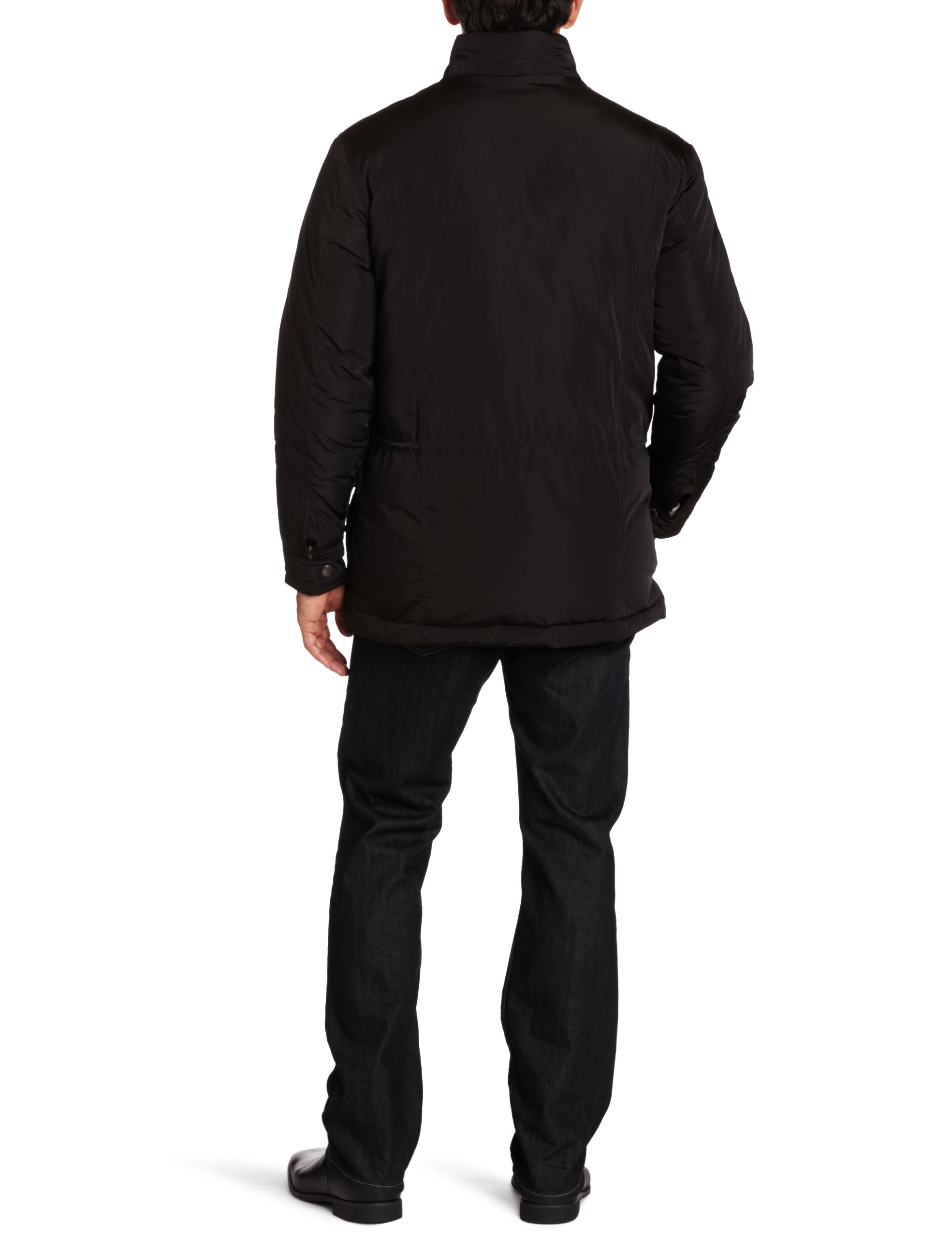 Perry Ellis Men's Lightweight Polyester Waterproof Parka Jacket - Windproof Winter Coat for Outdoor Activities & Casual Wear